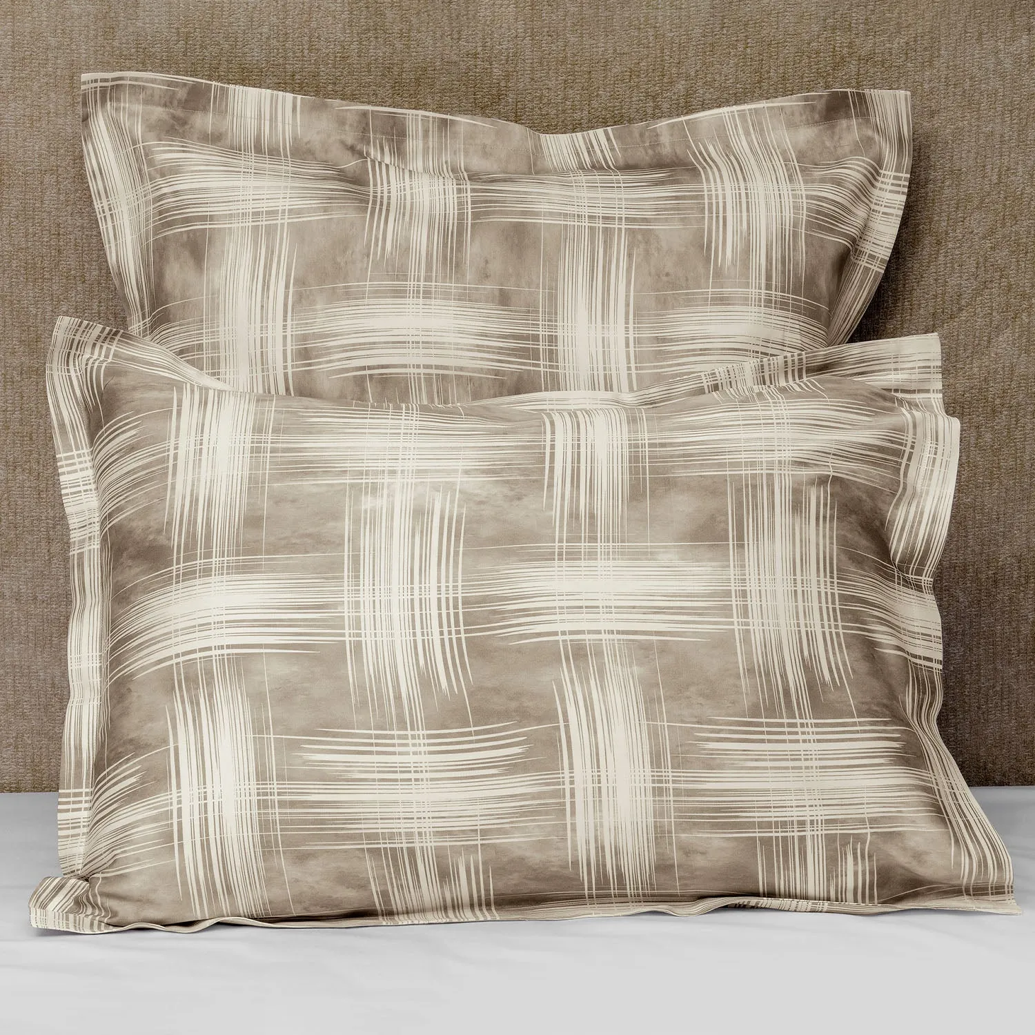 Graffiti Duvet & Shams, Beige