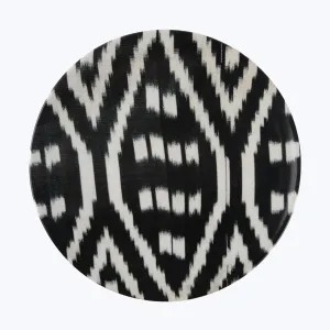 Ikat Porcelain Dinner Plate