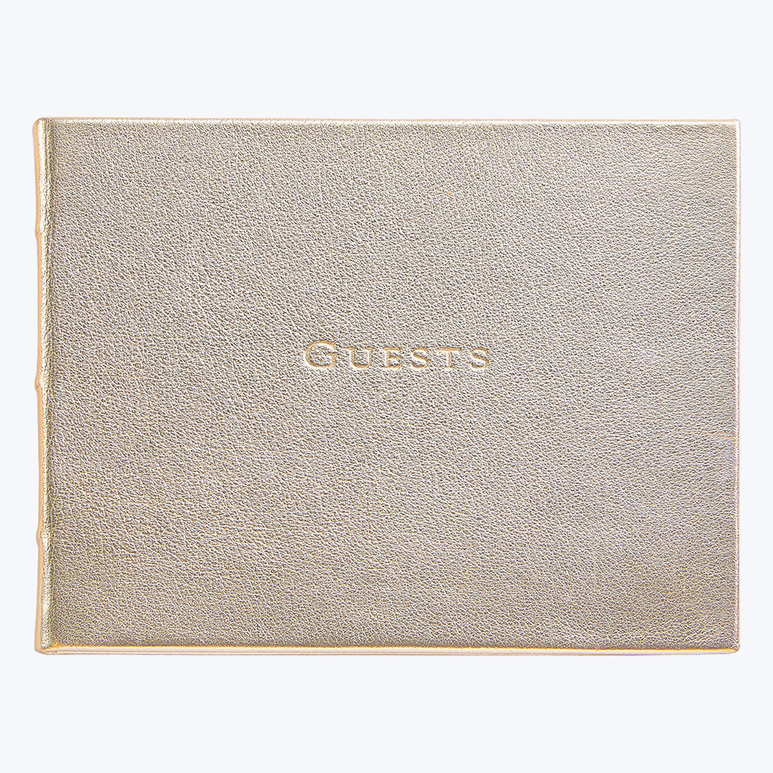 Leather Bound Wedding Guest Book
