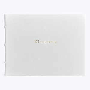 Leather Bound Wedding Guest Book