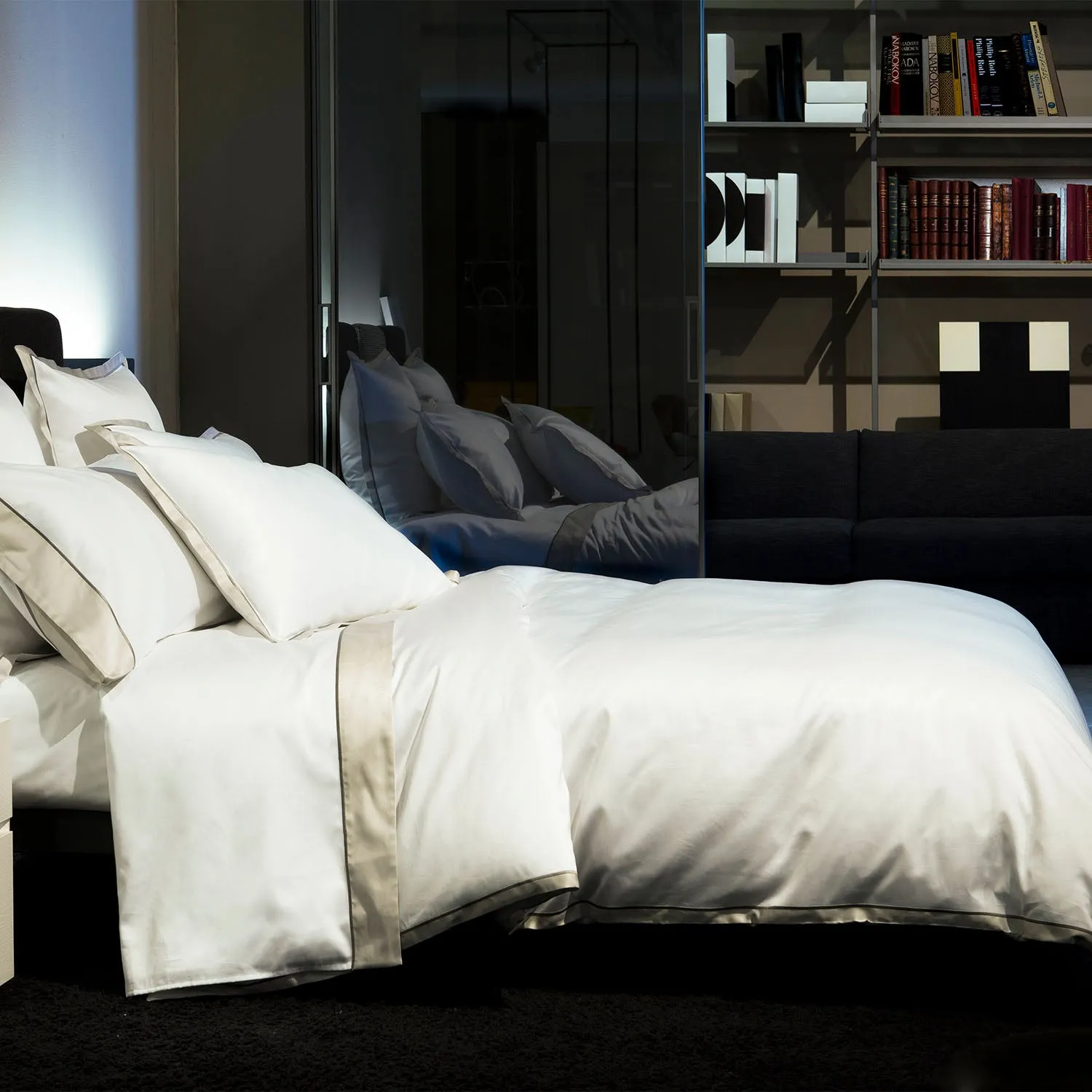 Luna Stella Sheets & Pillowcases, White/Pearl