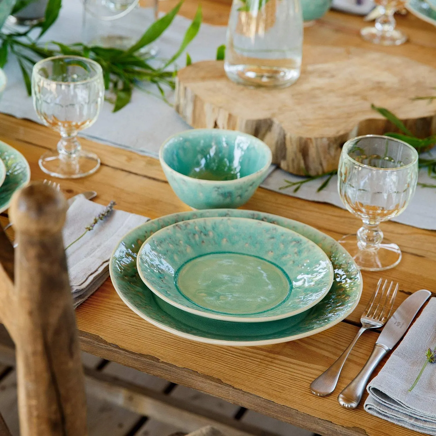 Madeira Colored Dinner Plate, Set of 6