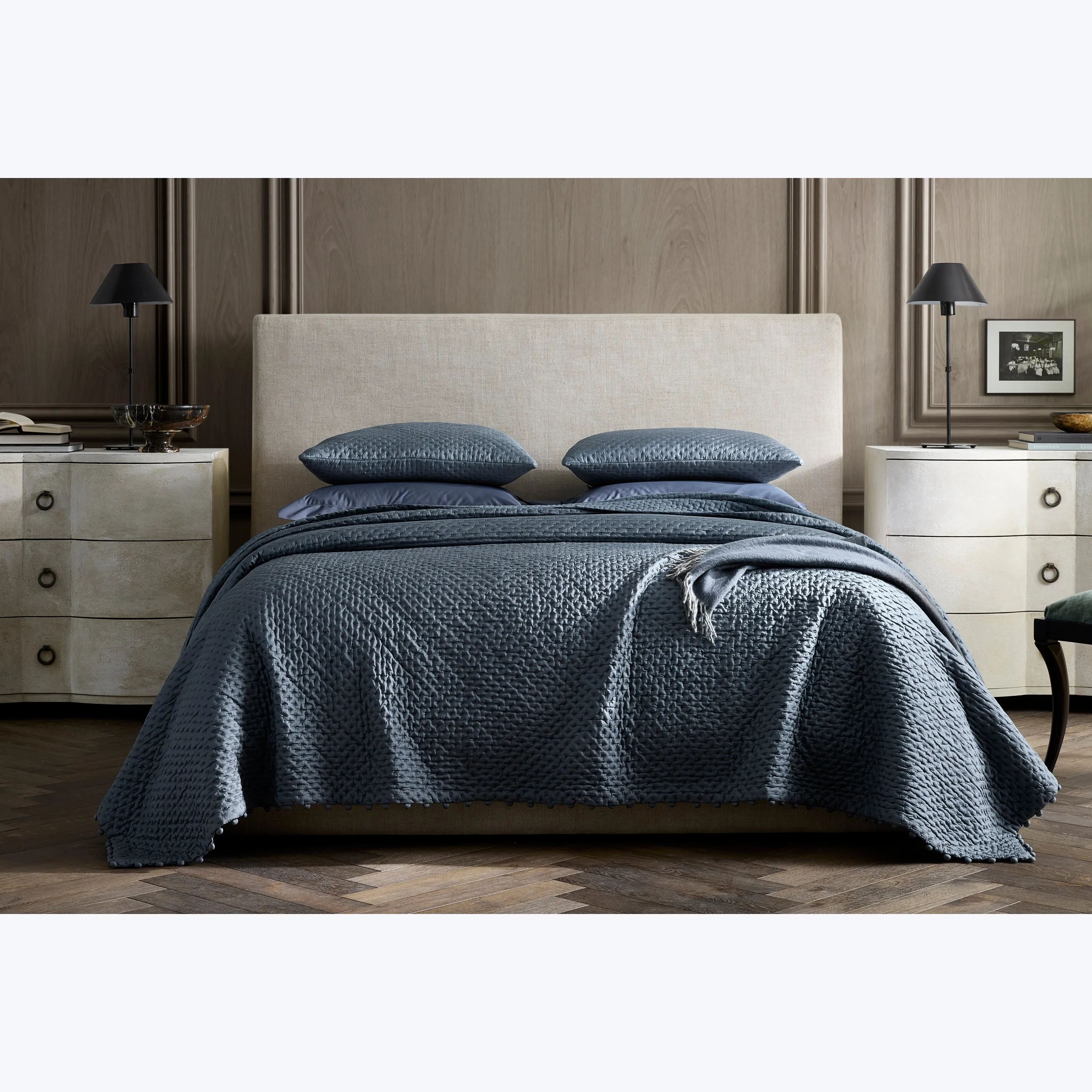 Margaret Silk Quilted Euro Sham