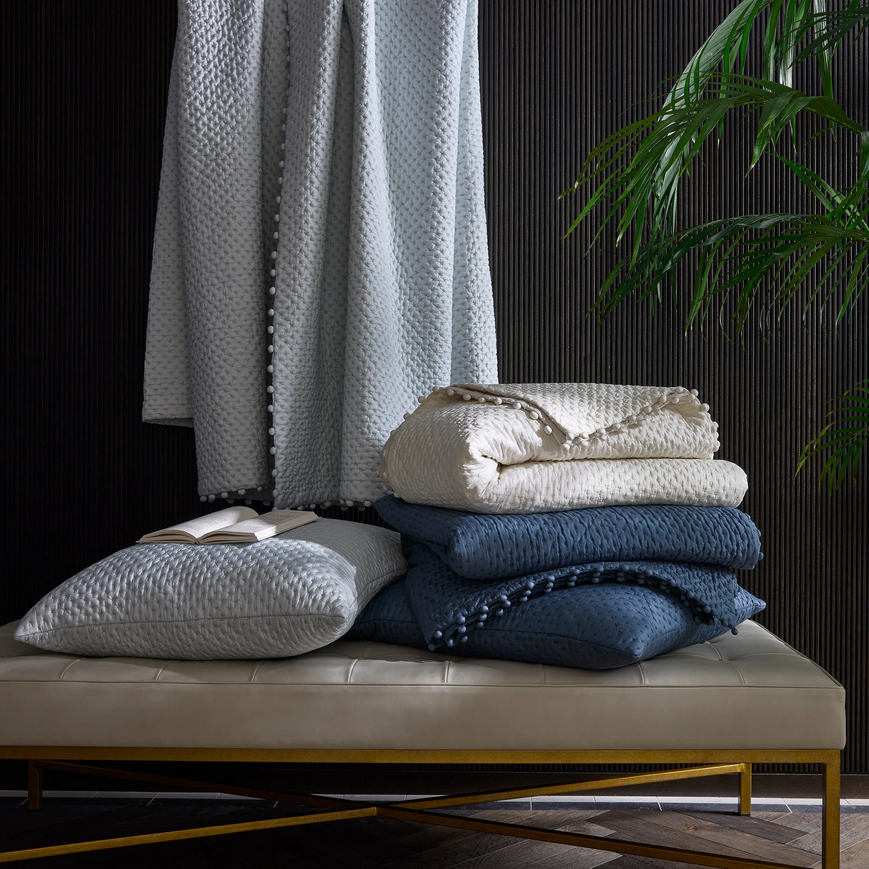 Margaret Silk Quilted Euro Sham