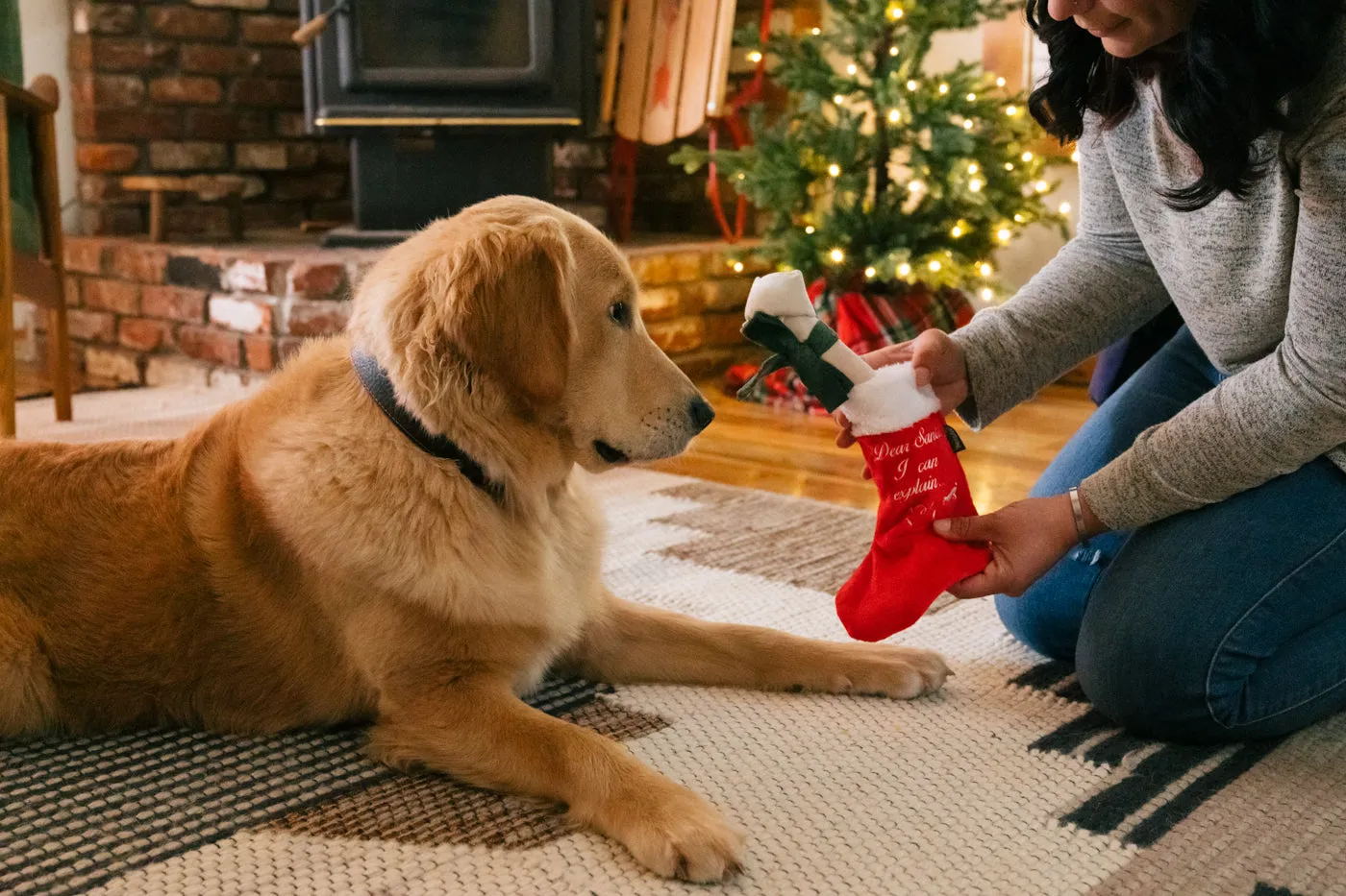 Merry Woofmas Good Dog Stocking
