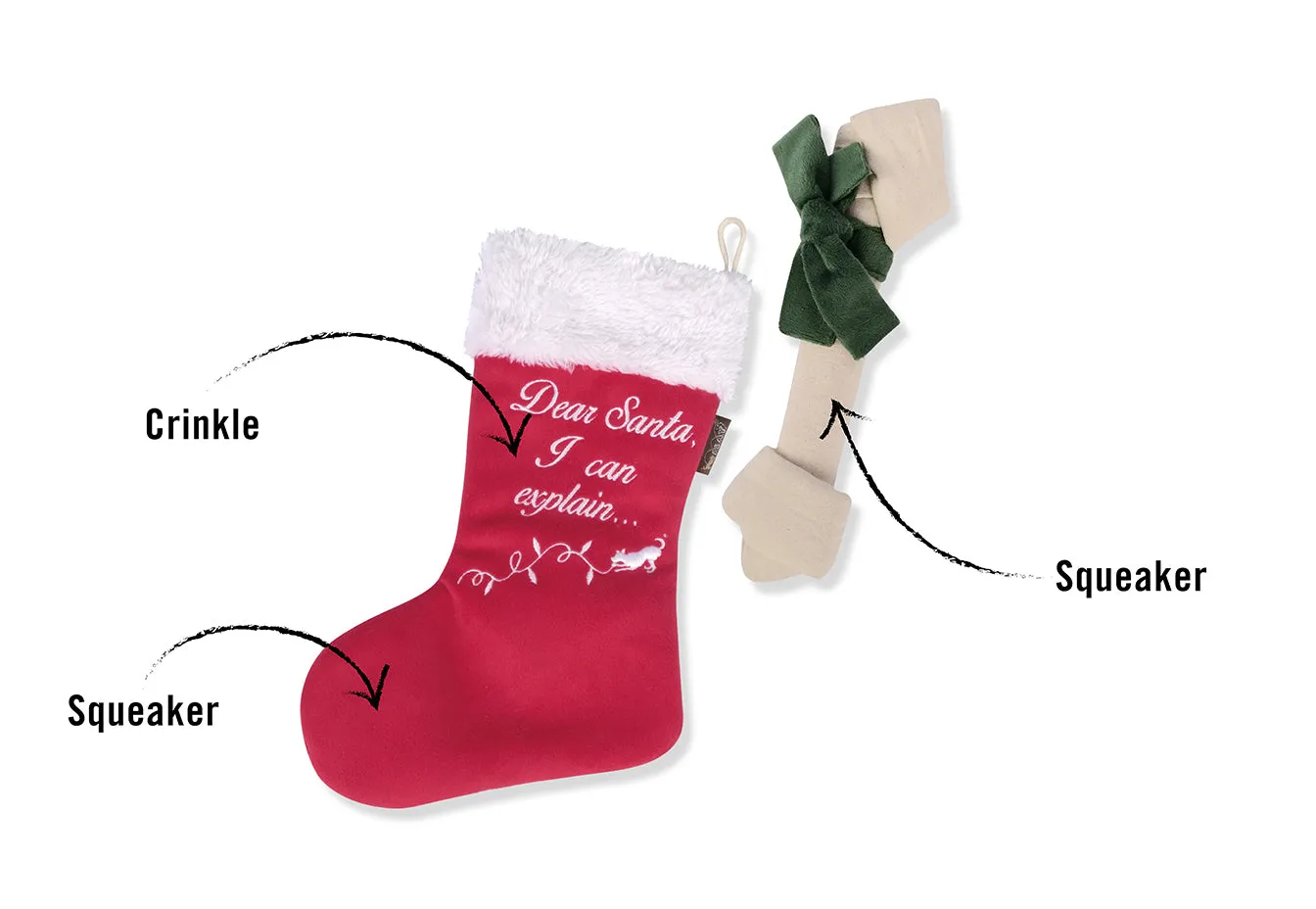 Merry Woofmas Good Dog Stocking