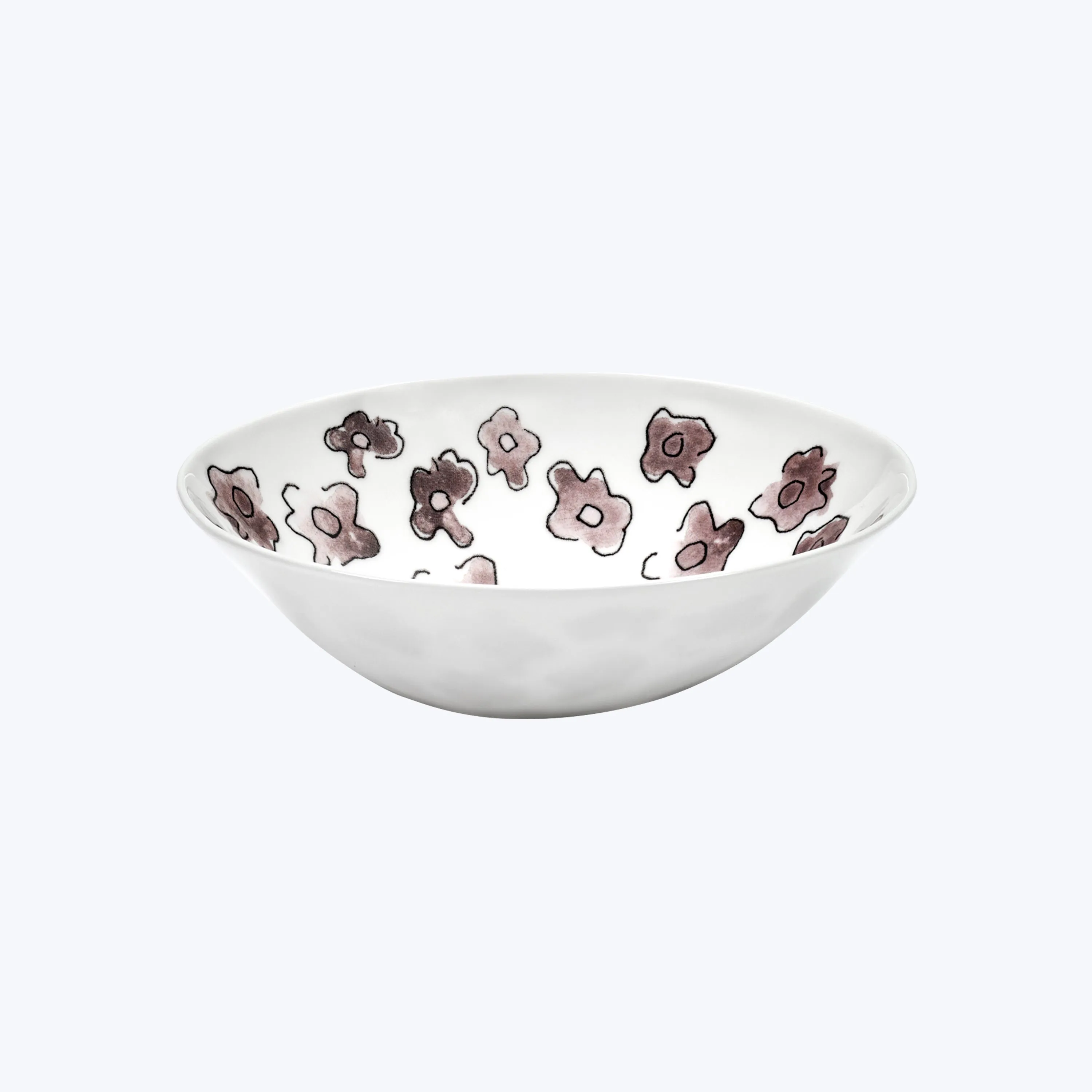 Midnight Flowers Fruit Bowl