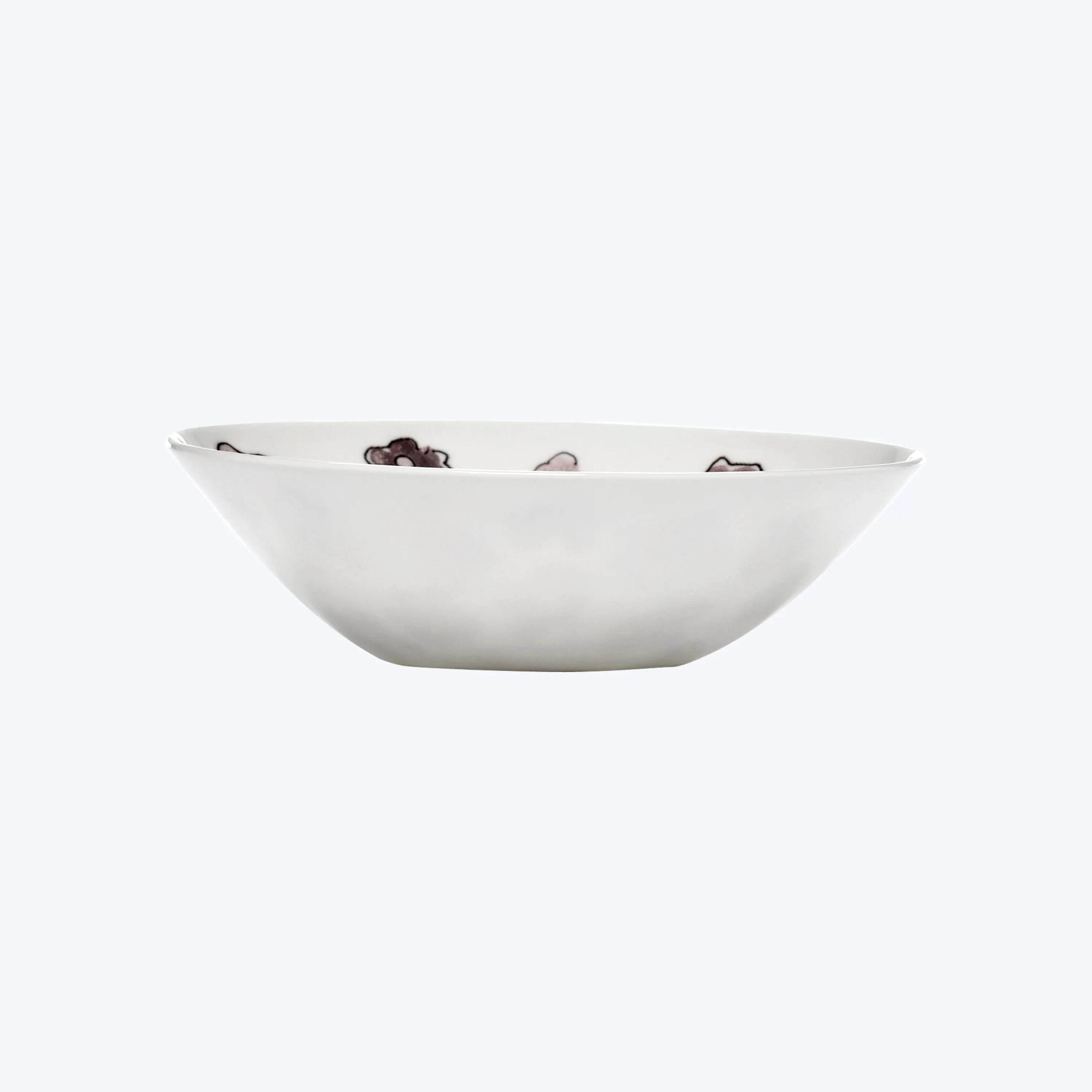 Midnight Flowers Fruit Bowl