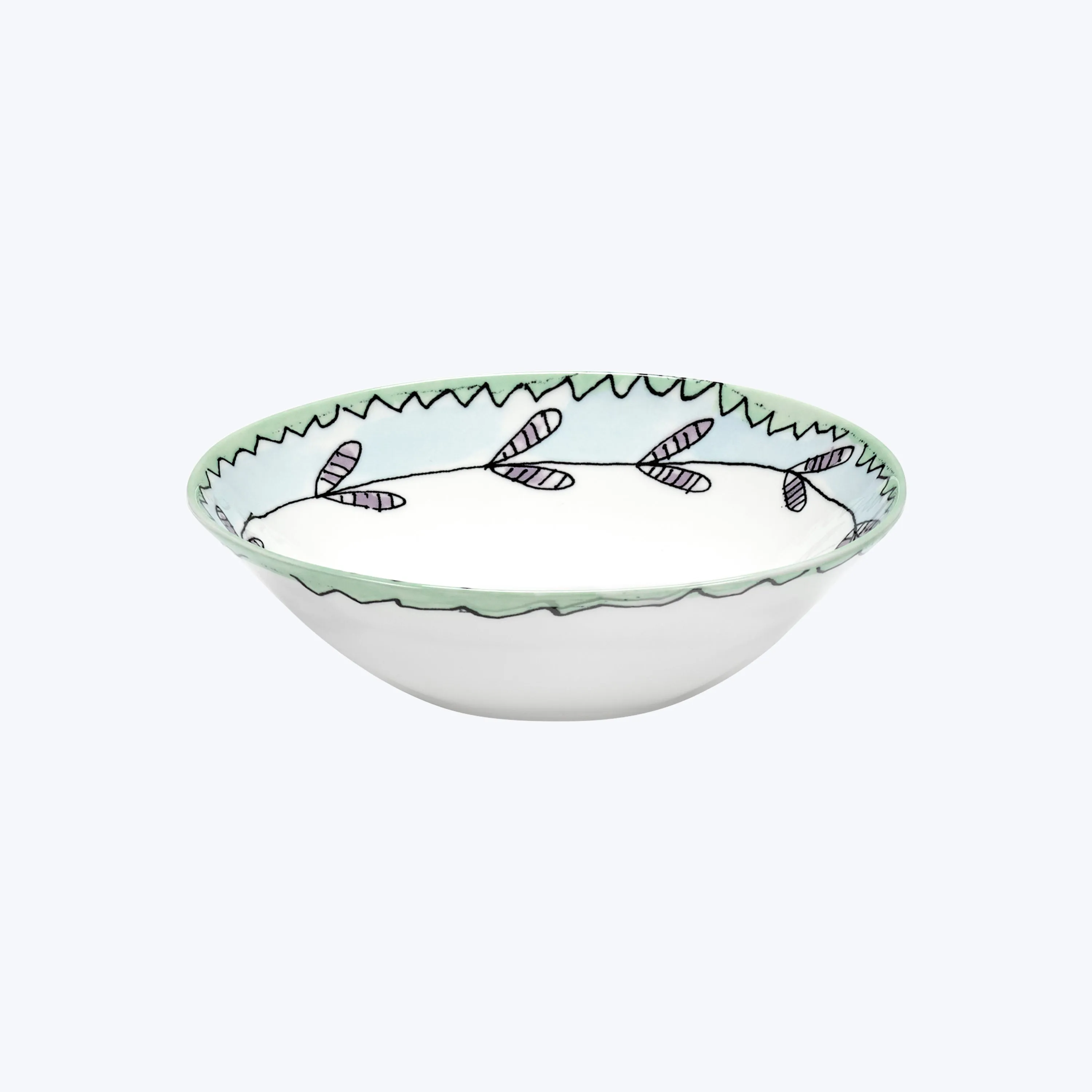 Midnight Flowers Fruit Bowl