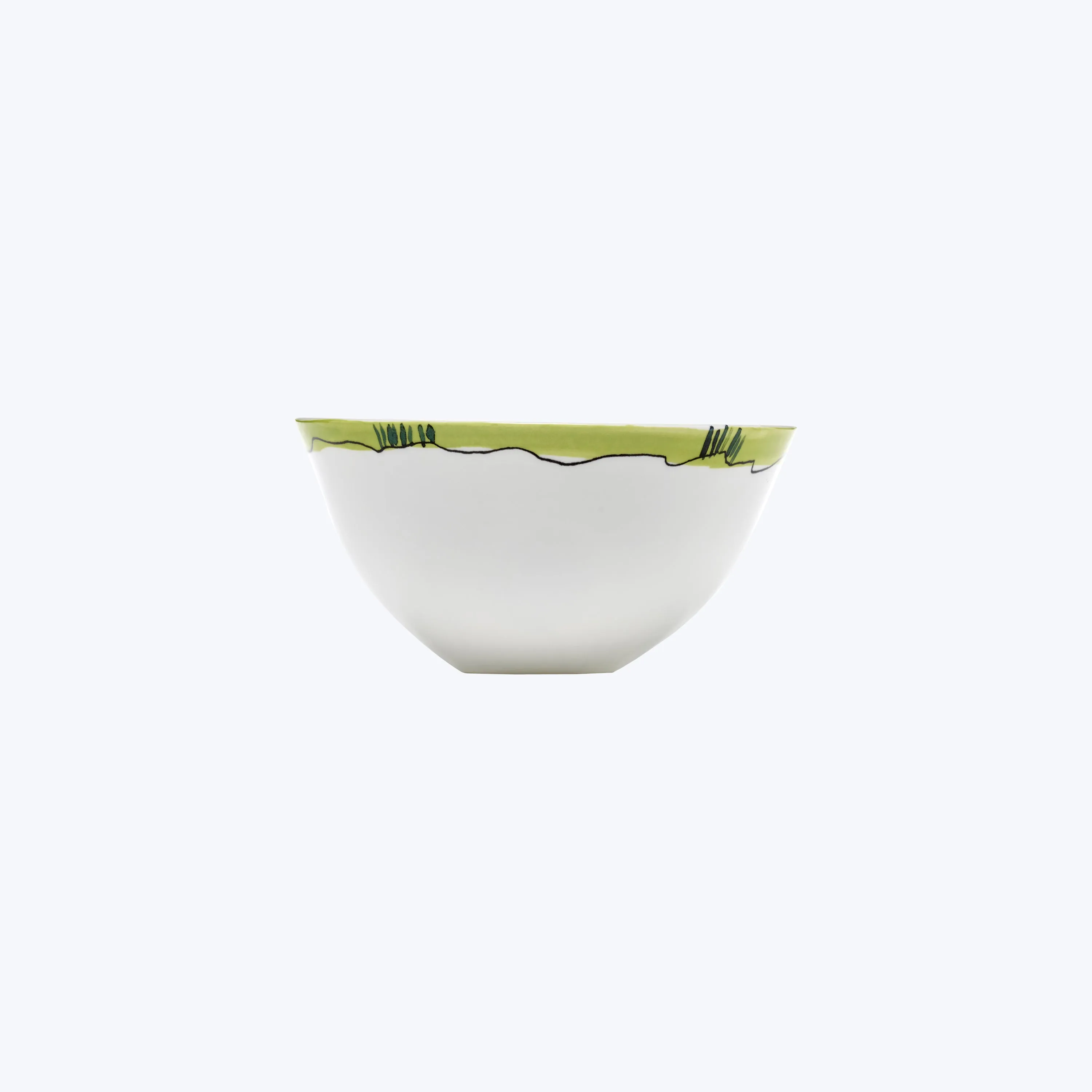 Midnight Flowers Small Serving Bowl