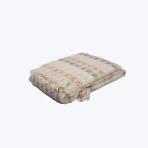 Mohair Plaid Throw