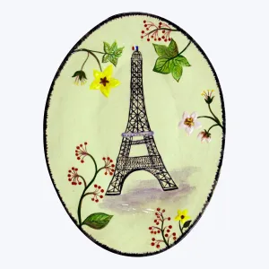 Nathalie Lete Black Painted Eiffel Tower Platter