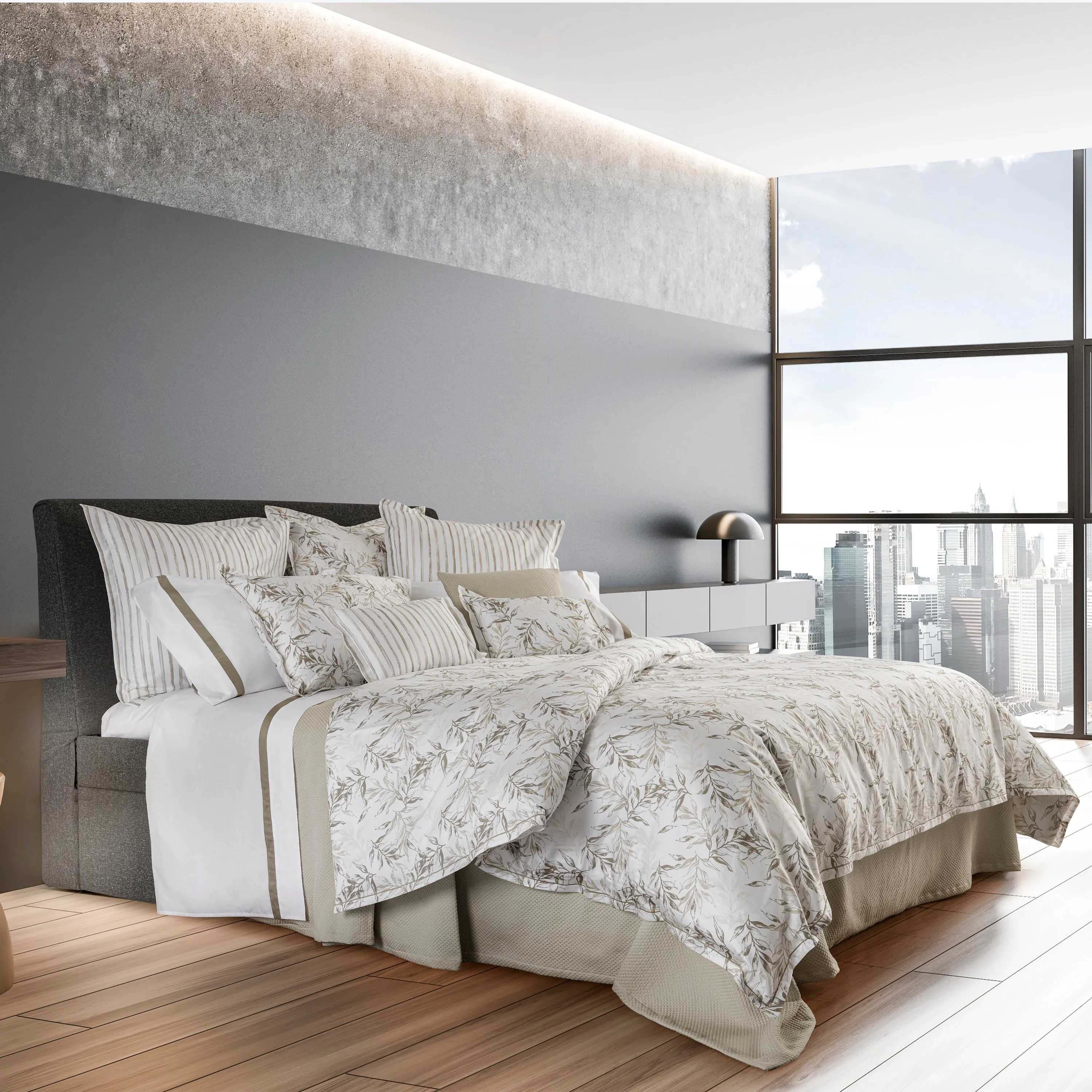 Natura Duvet & Shams, Beige
