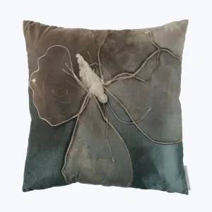 Ombre Monarch Pillow, Malachite