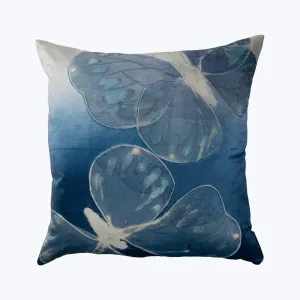 Ombre Monarch Pillow, Twilight on Ivoire