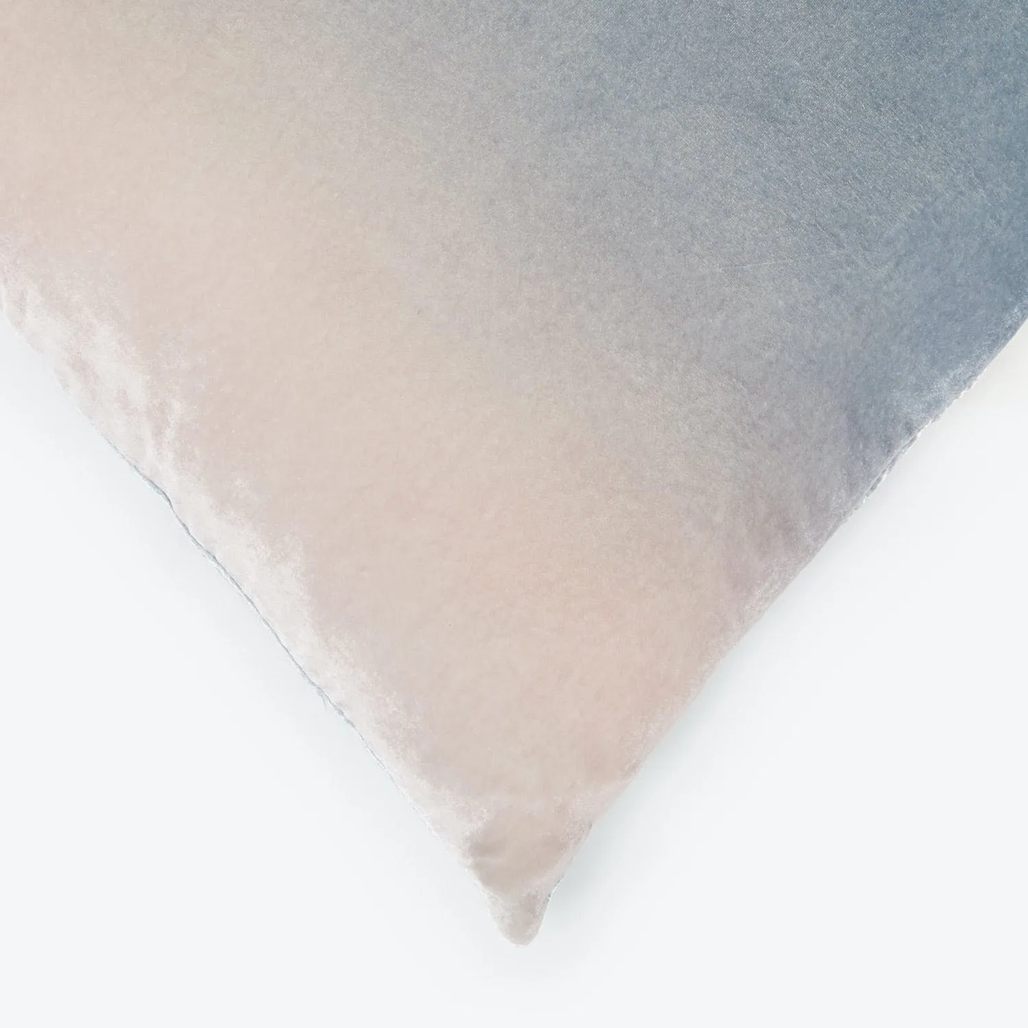 Ombre Velvet Pillow Moonstone