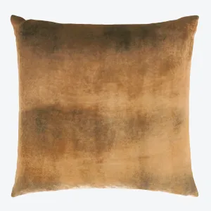 Ombre Velvet Throw Pillow, Copper Ivy