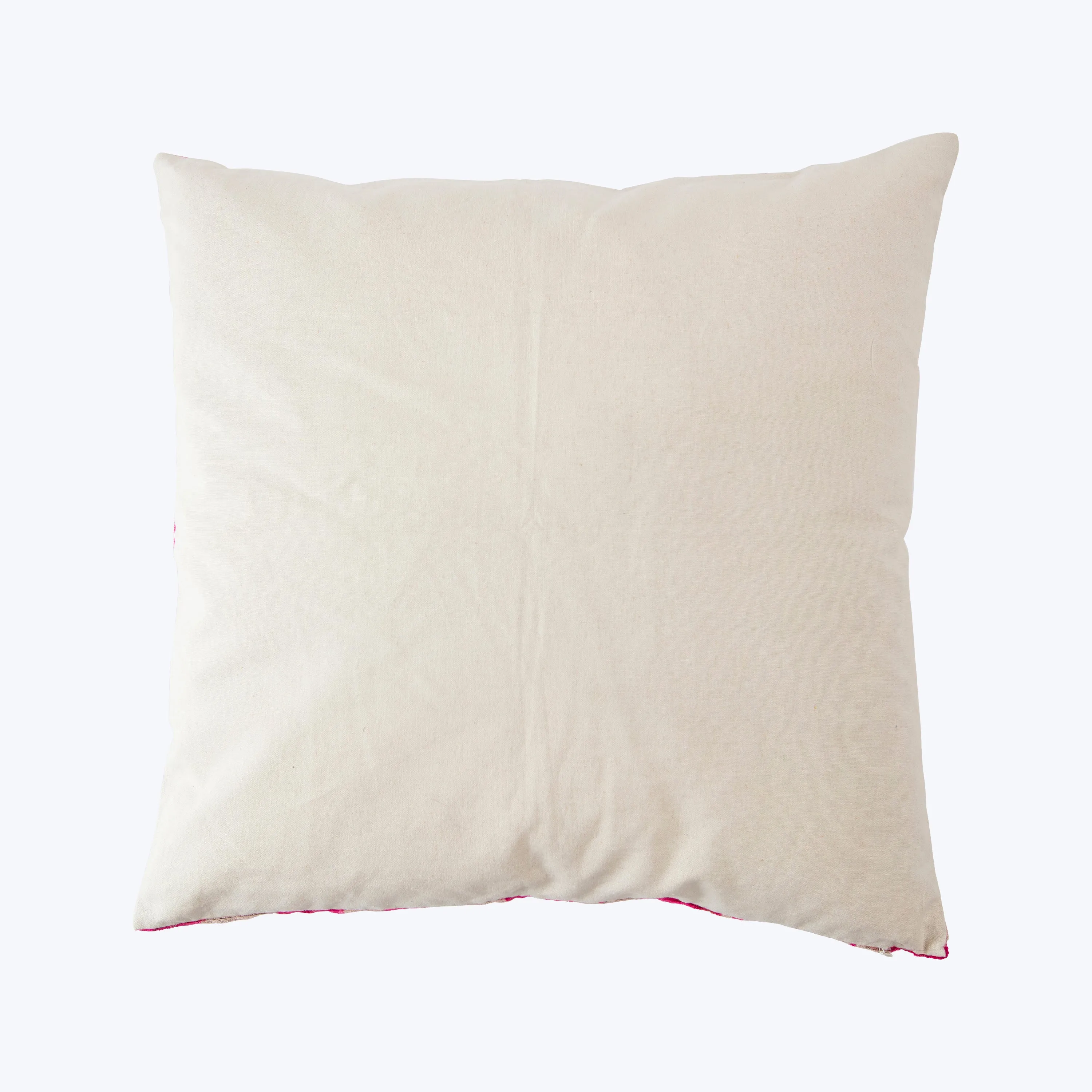 Pink Velvet Ikat Vintage Cotton Pillow