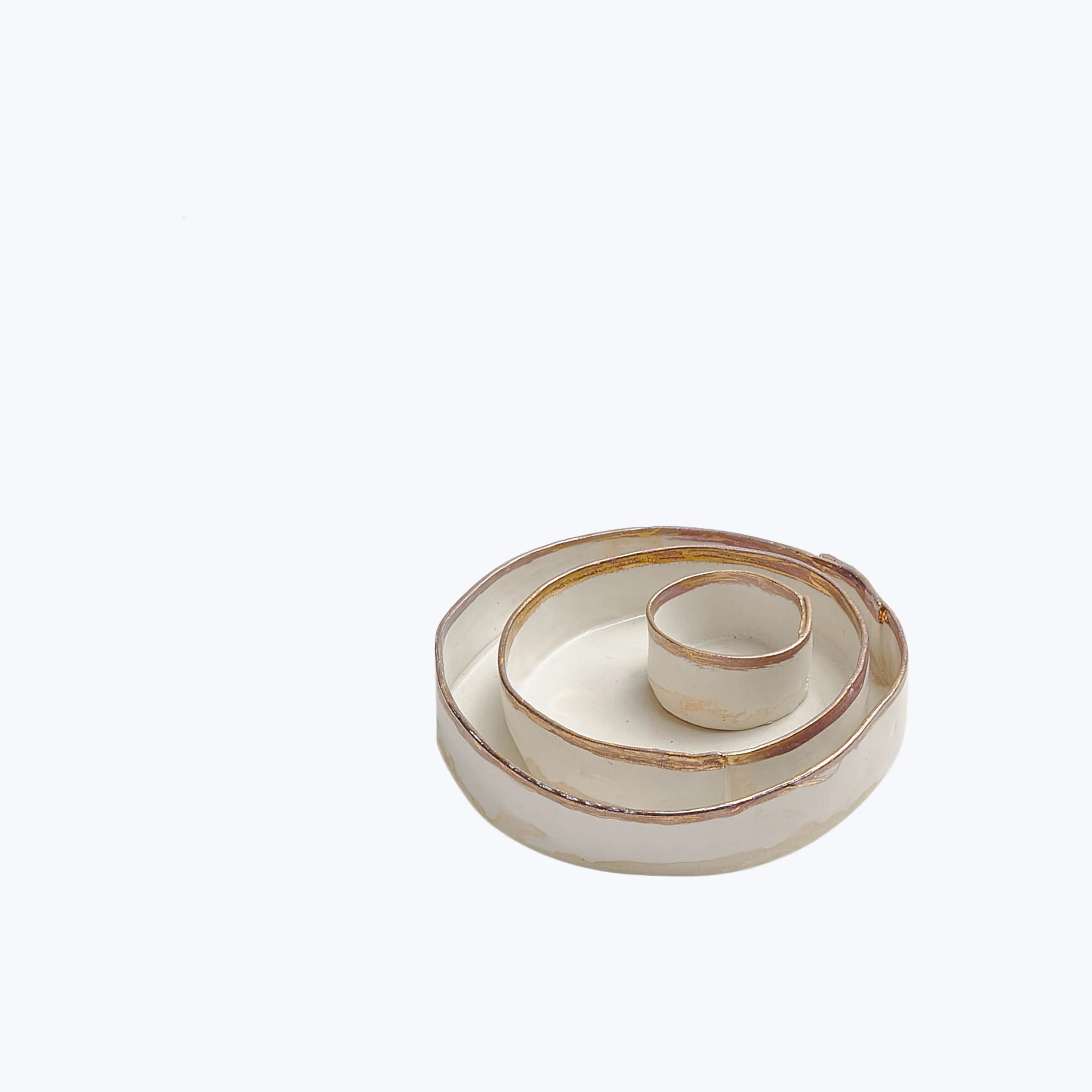 Pure Gold Round Dish
