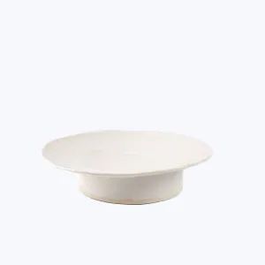 Pure White Cake Plate