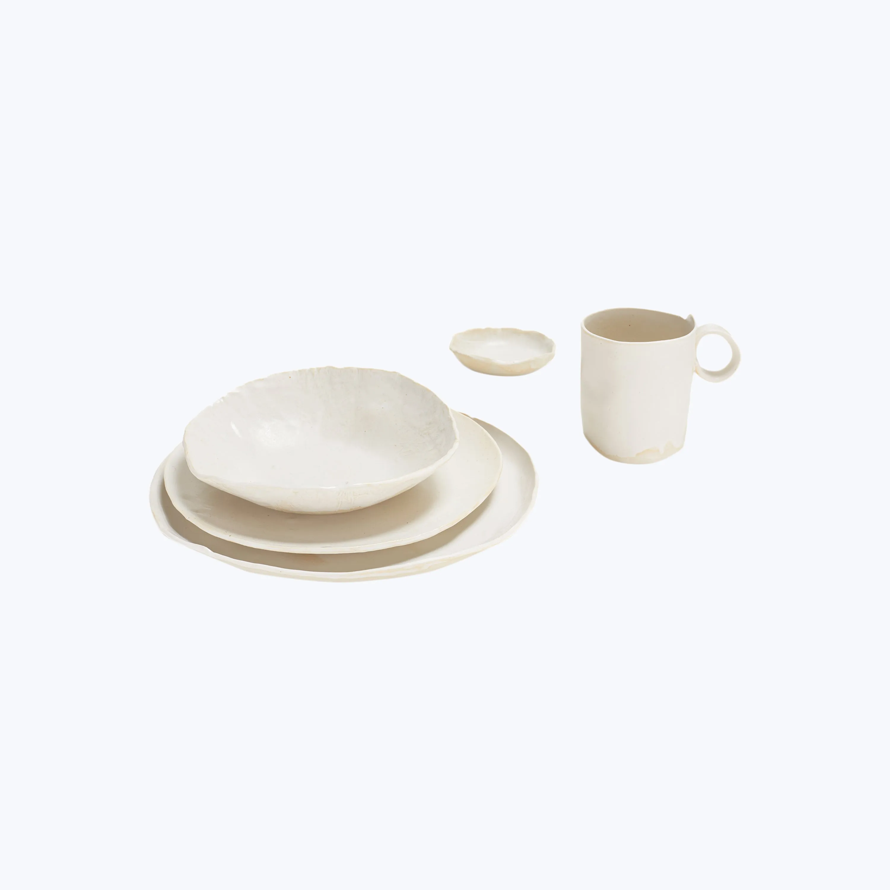 Pure White Olive Oil Dish
