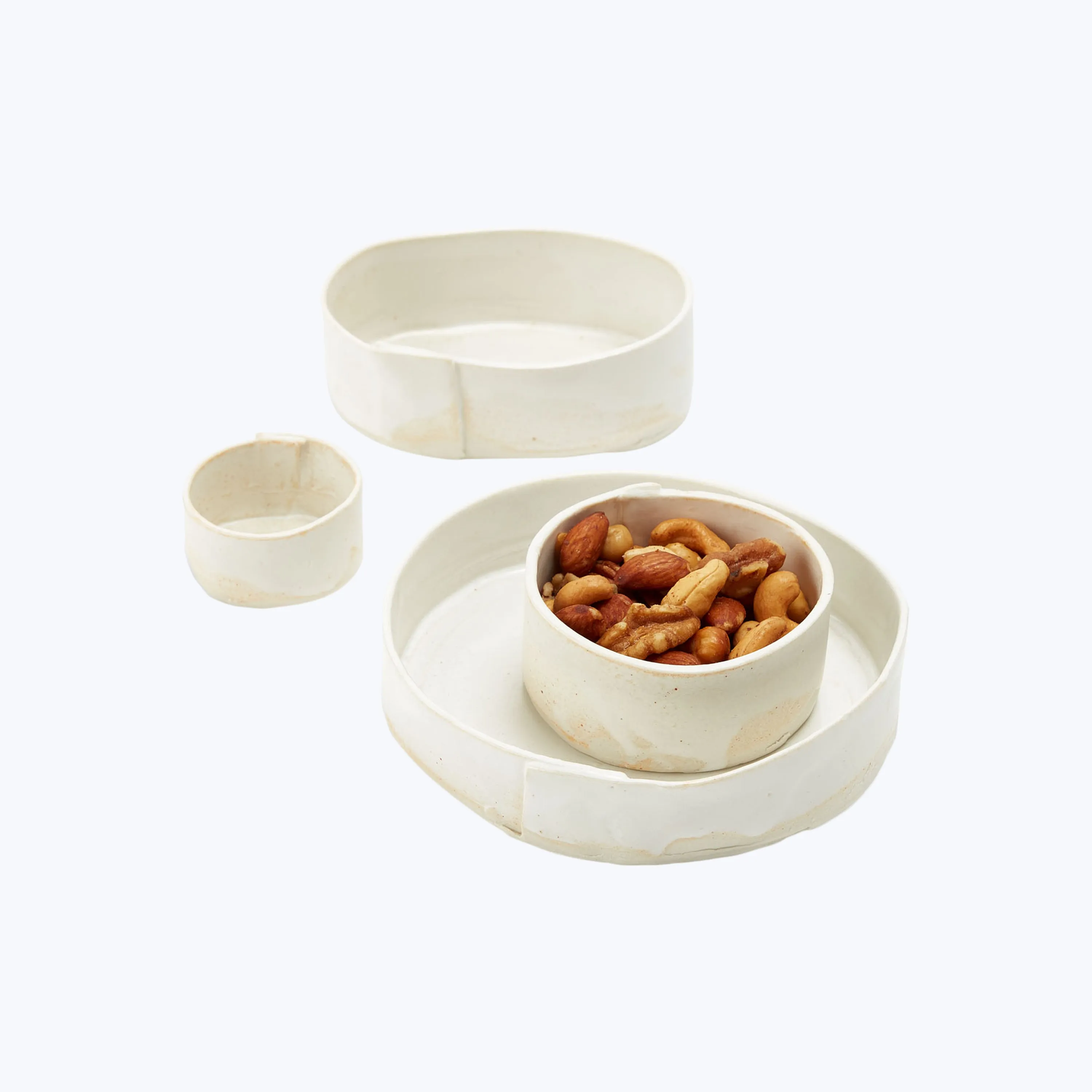 Pure White Round Dishes