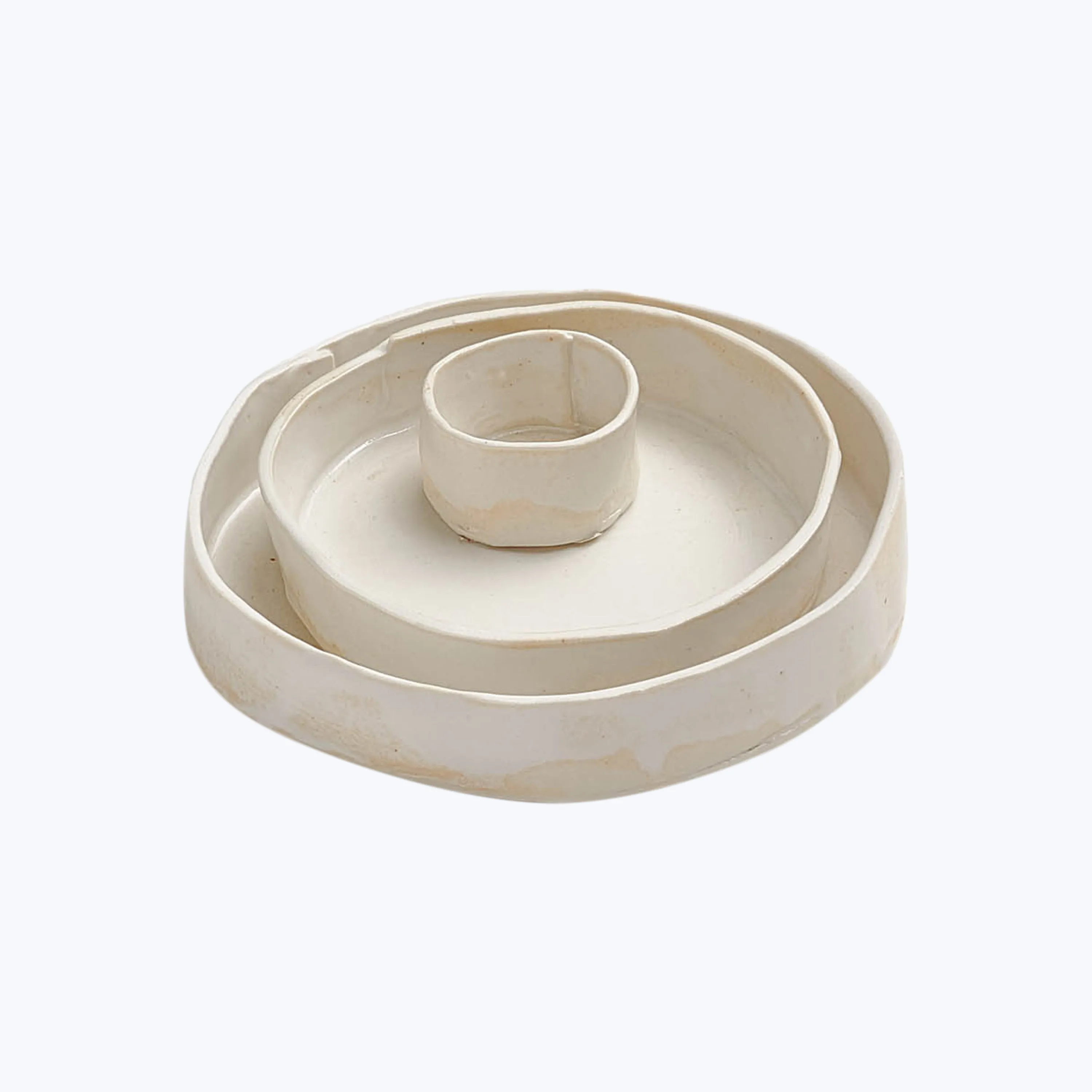 Pure White Round Dishes