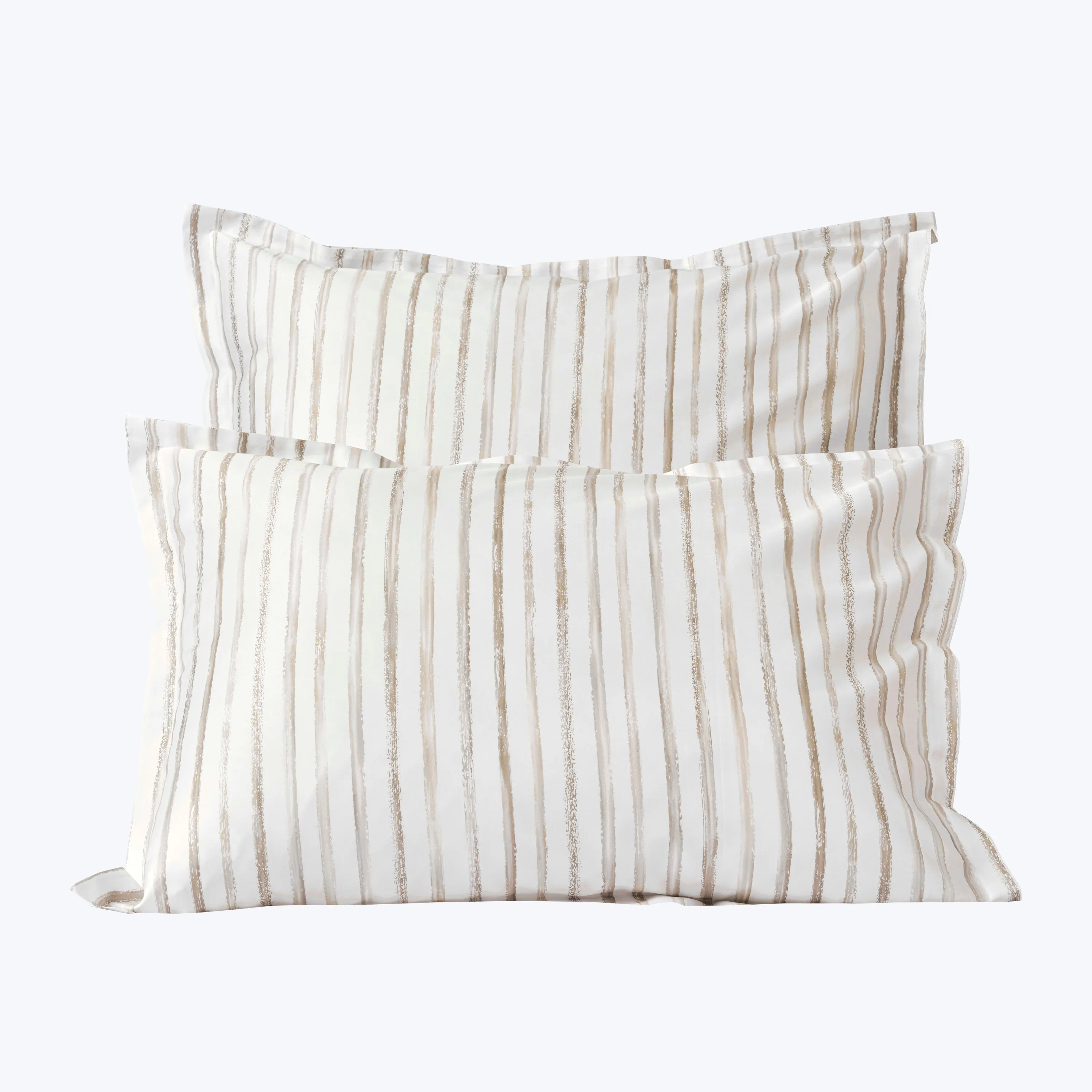 Rigato Duvets & Shams, Beige