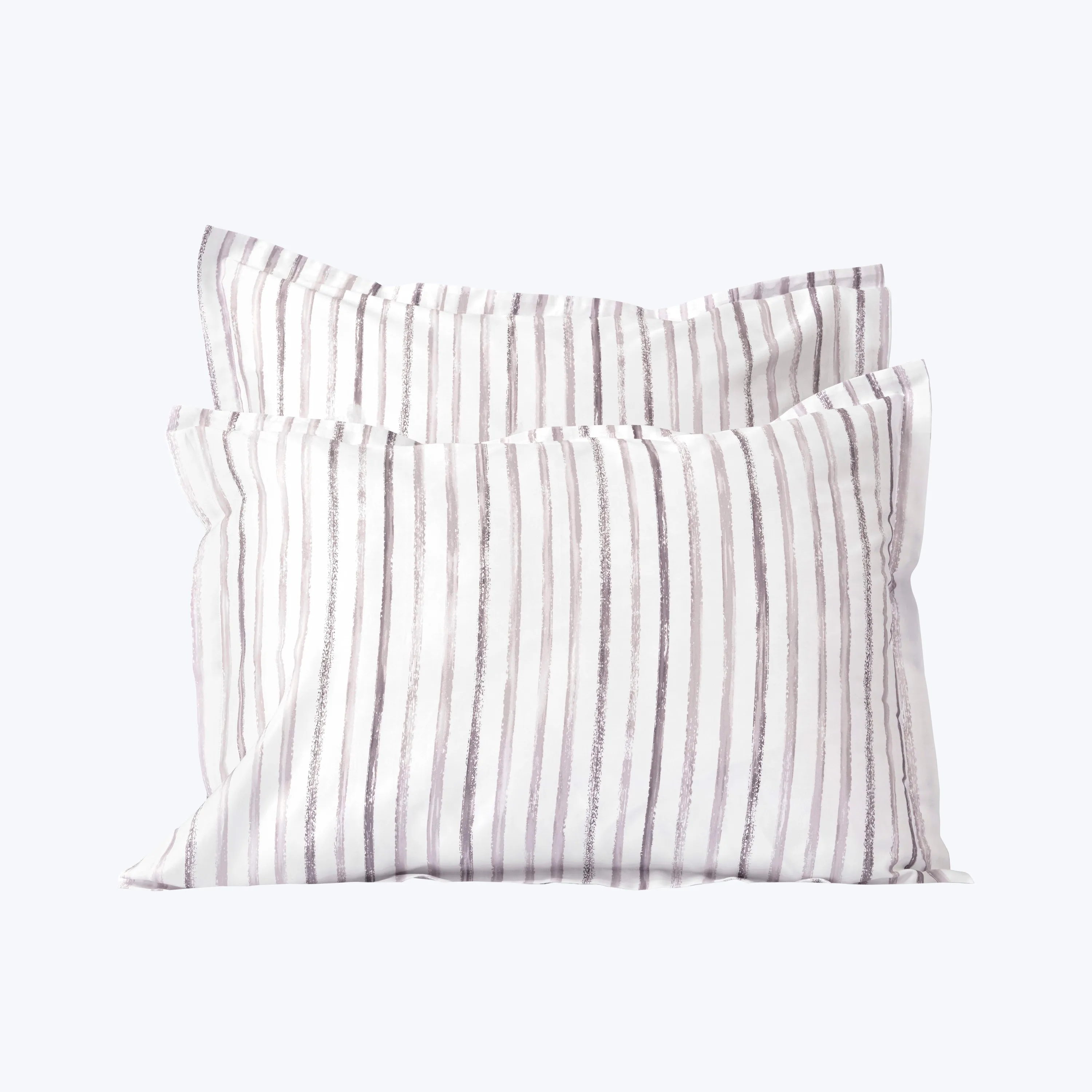 Rigato Duvets & Shams, Thistle