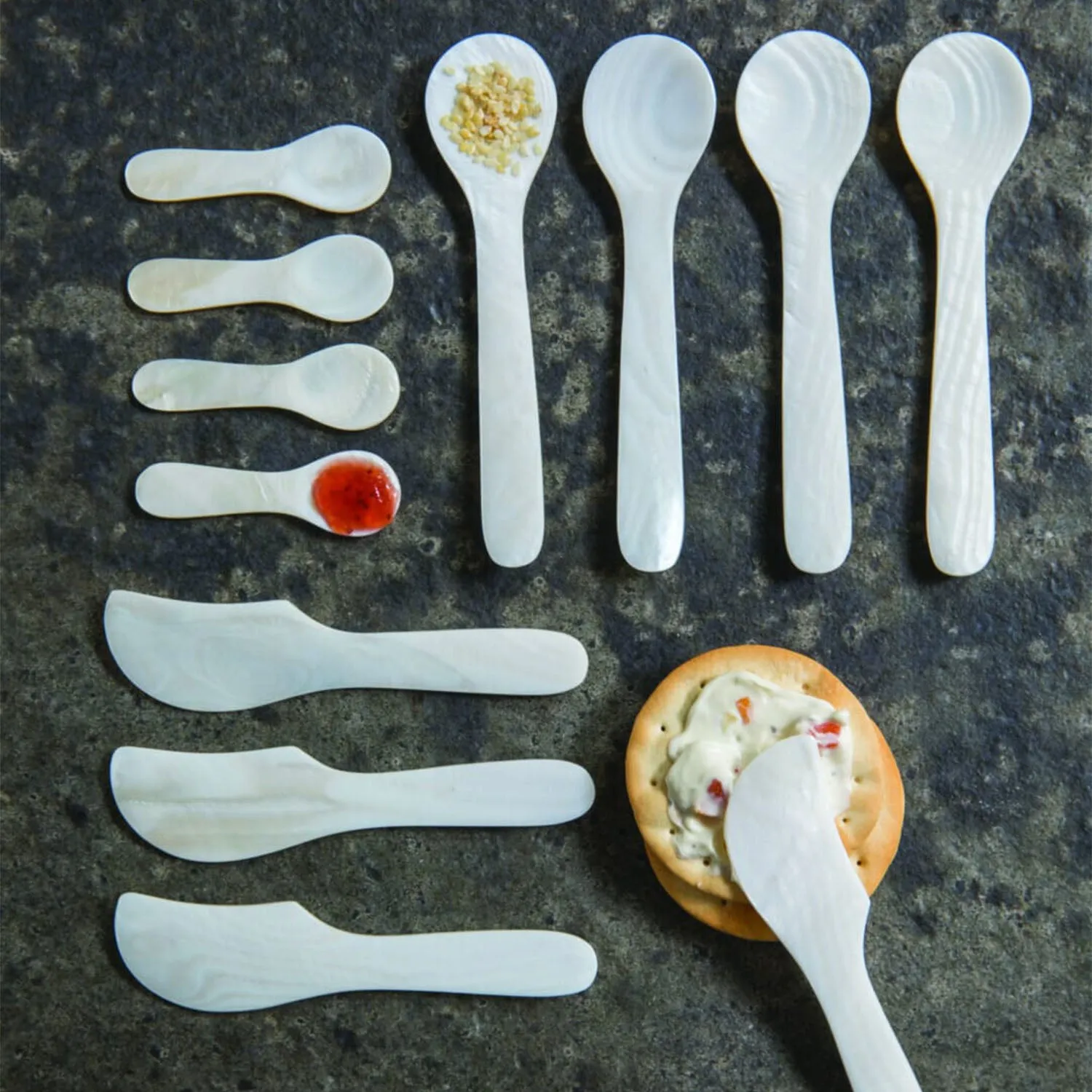 Seashell Spoons, Set of 4