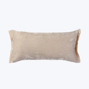 Shaded Fringe Lumbar, Soft Silver