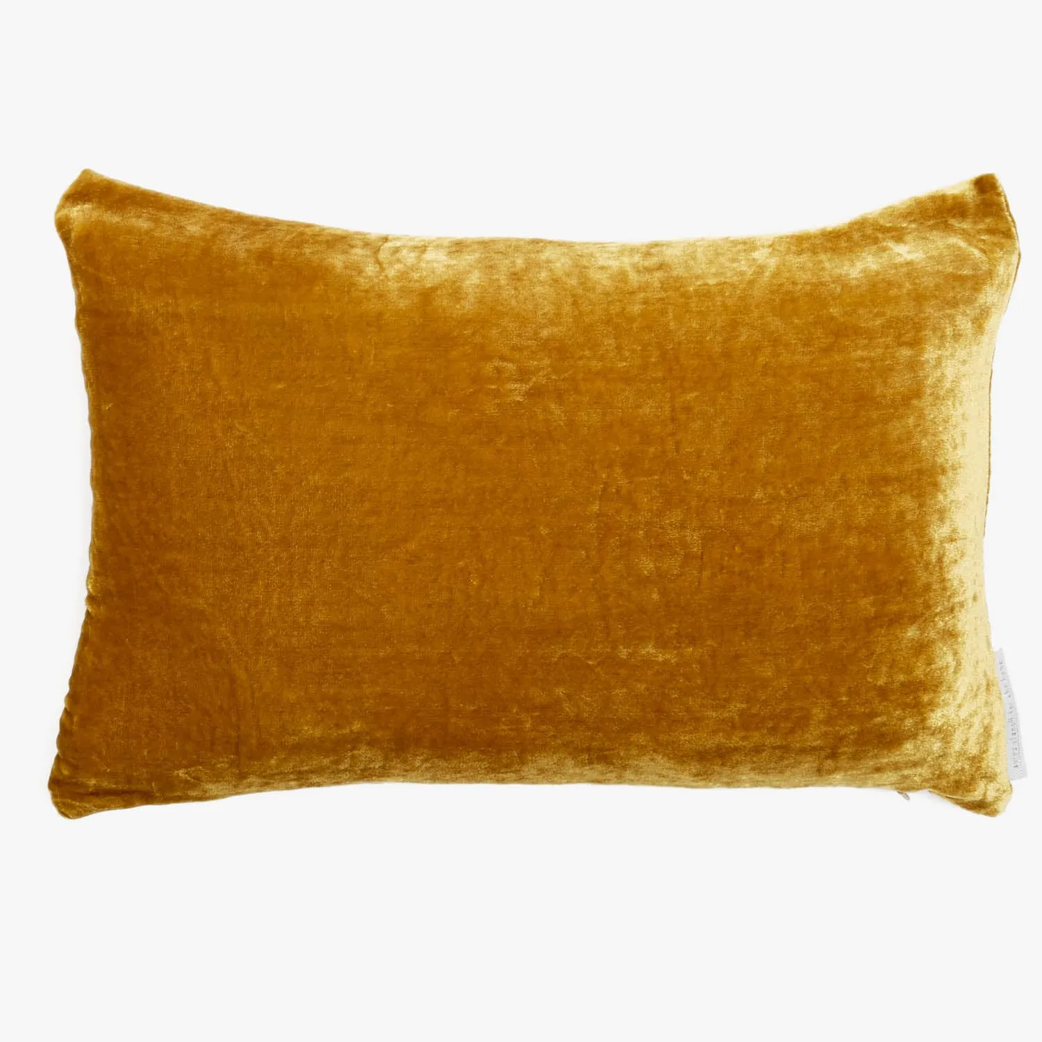 Silk Velvet Lumbar Pillow