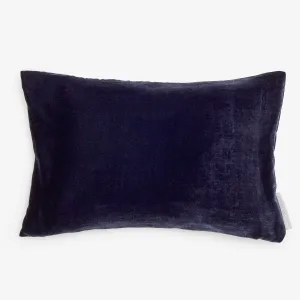 Silk Velvet Lumbar Pillow