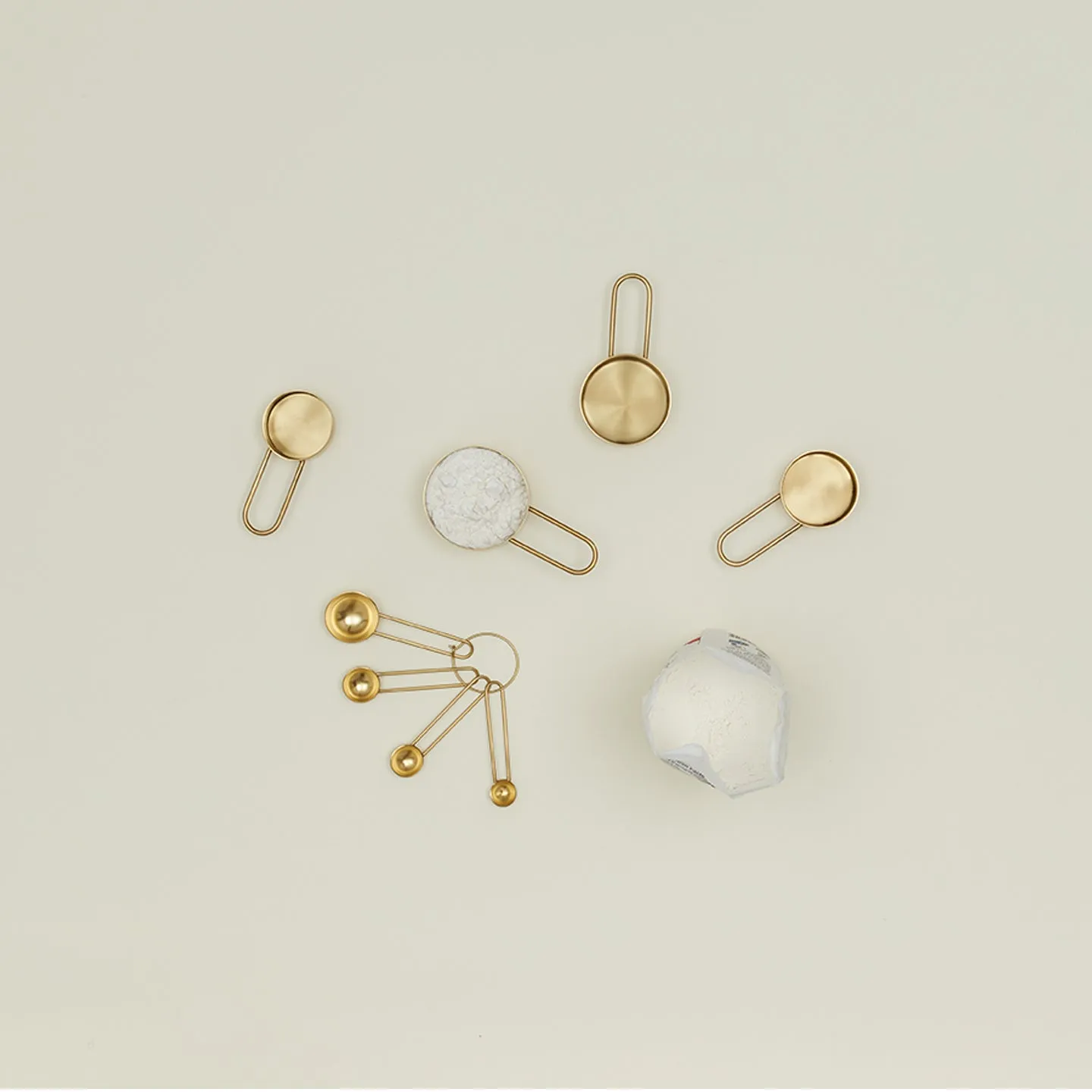 Simple Brass Measuring Spoons