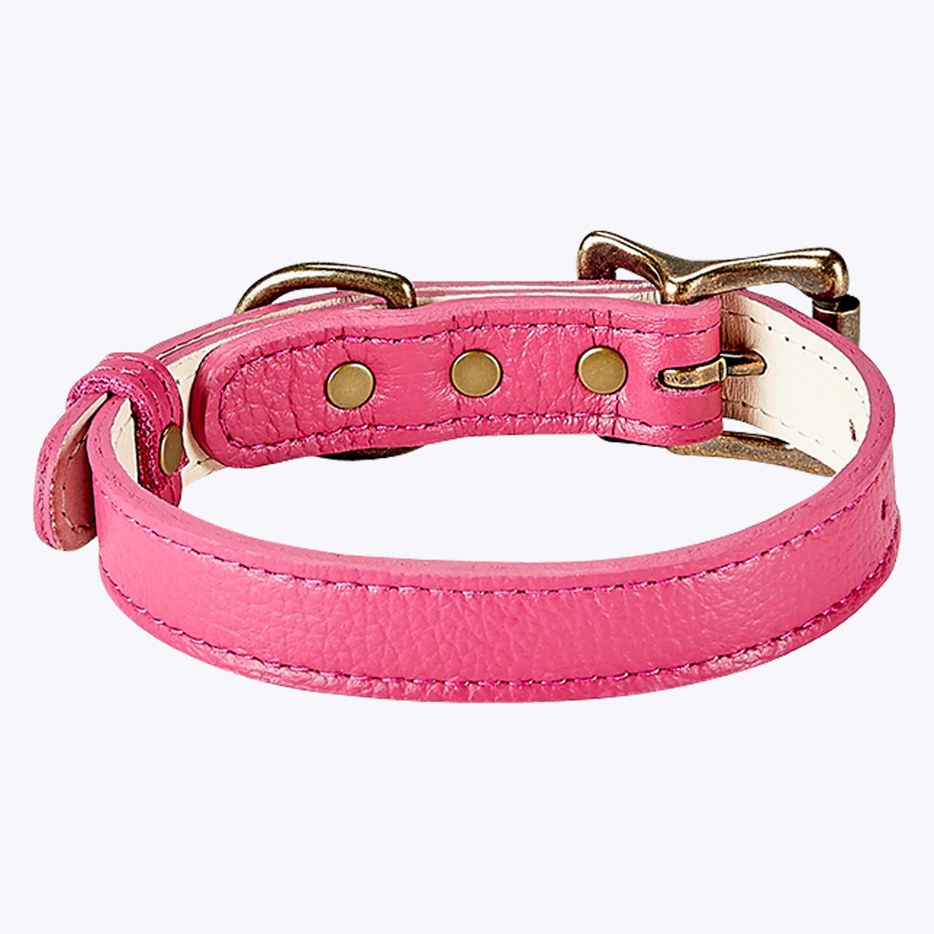 Small Leather Dog Collar
