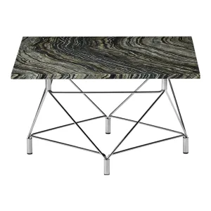 Spider Corner Coffee Table w/ Square Base - Square Top