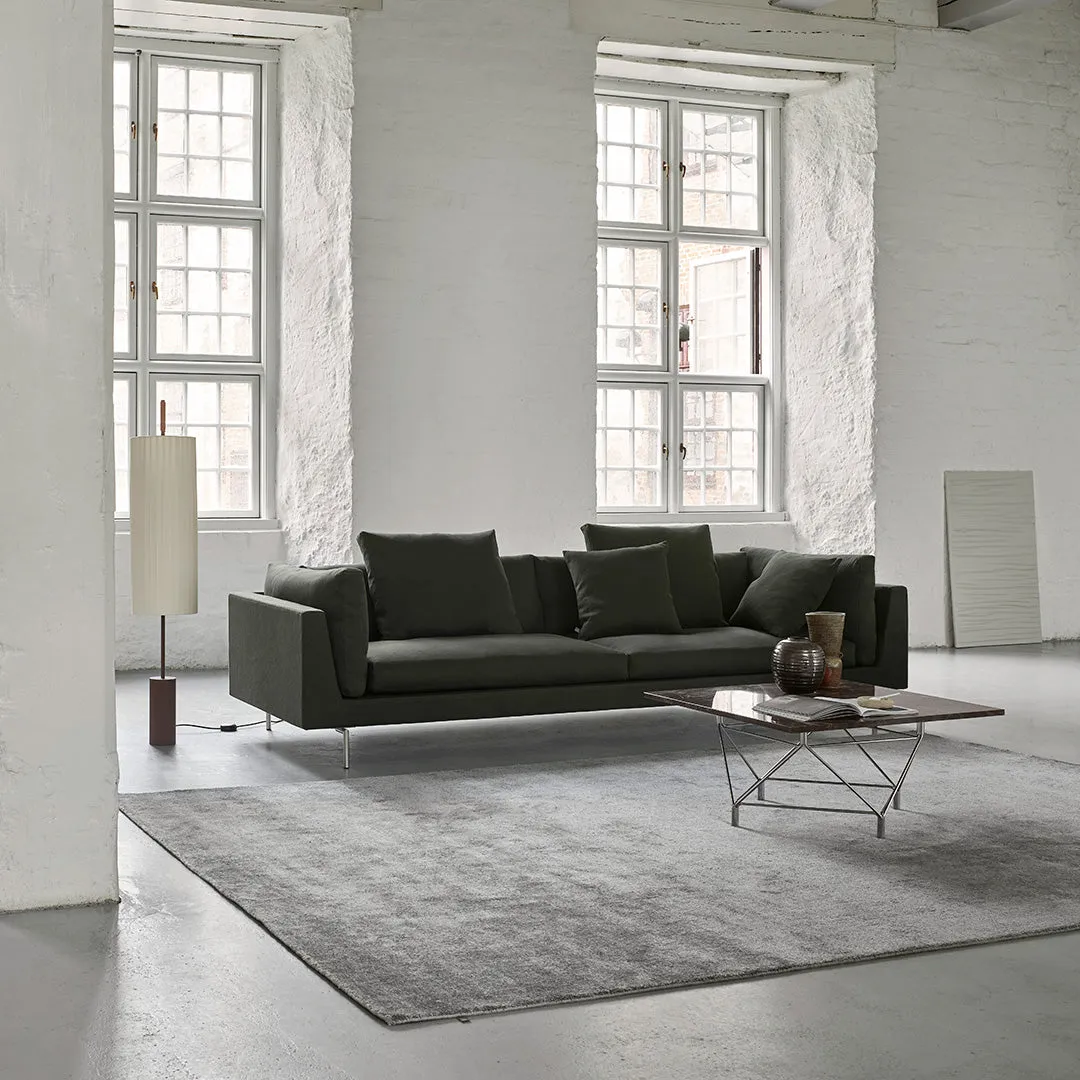 Spider Corner Coffee Table w/ Square Base - Square Top