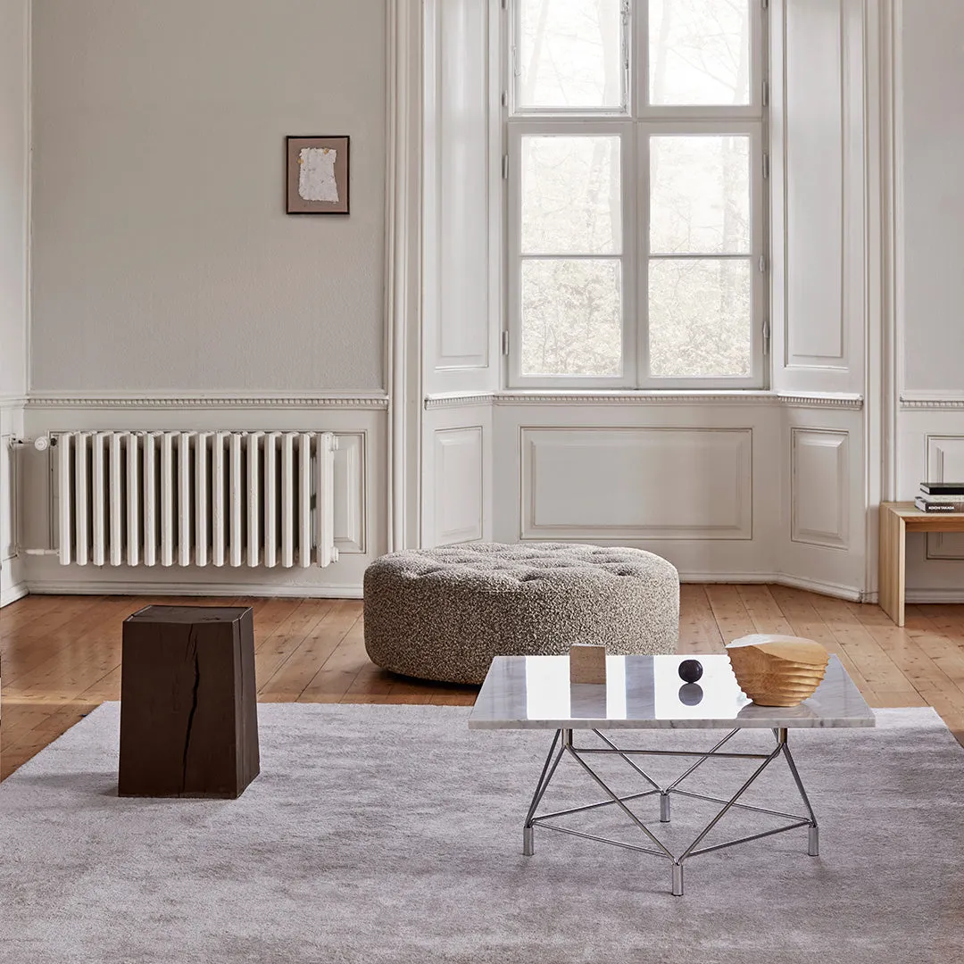 Spider Corner Coffee Table w/ Square Base - Square Top