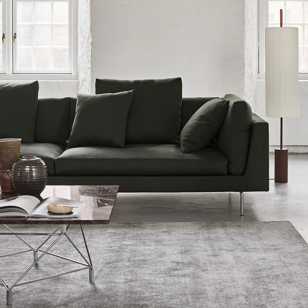 Spider Corner Coffee Table w/ Square Base - Square Top