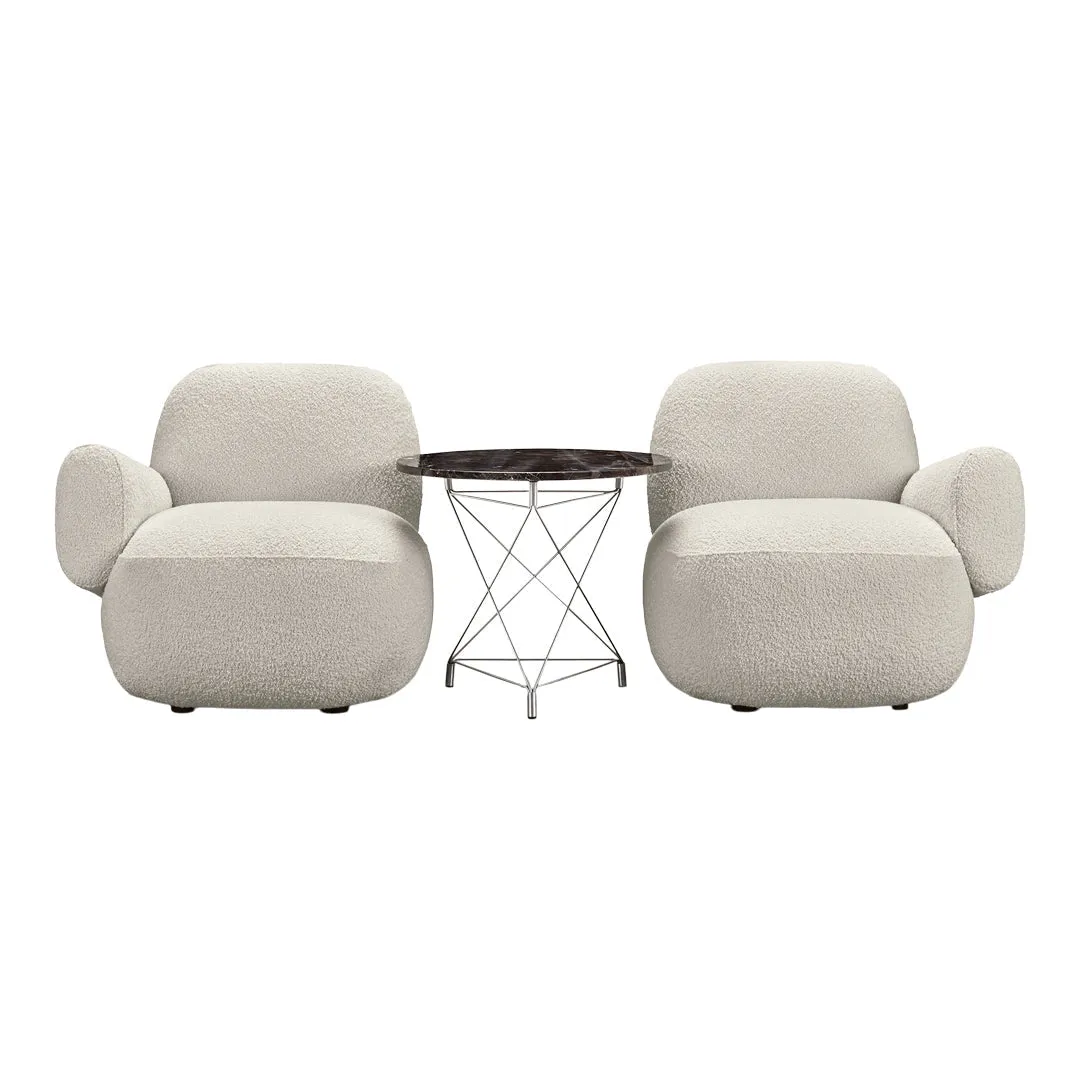 Spider Side Table w/ Triangle Base - Round Top