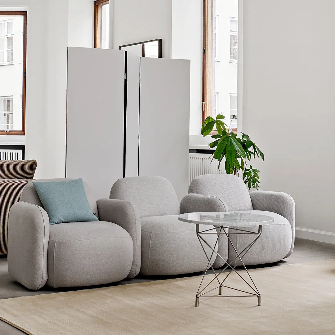 Spider Side Table w/ Triangle Base - Round Top