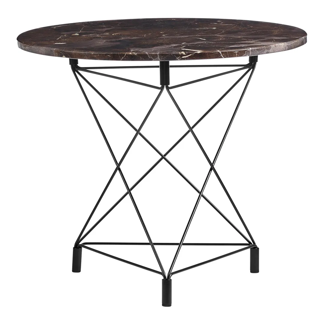 Spider Side Table w/ Triangle Base - Round Top