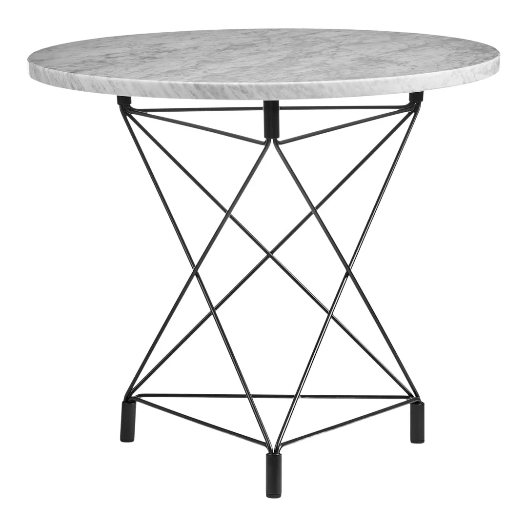 Spider Side Table w/ Triangle Base - Round Top