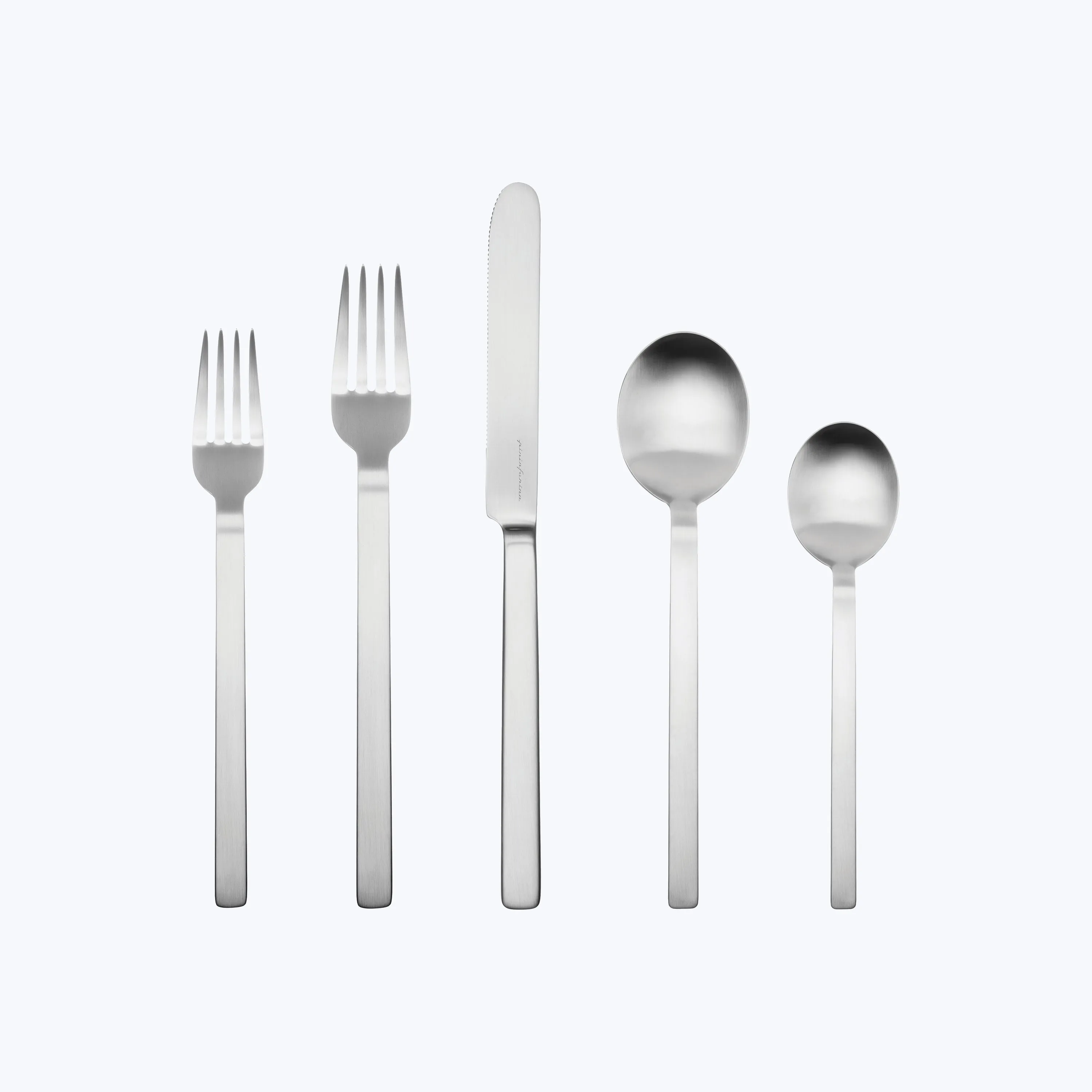 Stile Flatware, Ice Finish