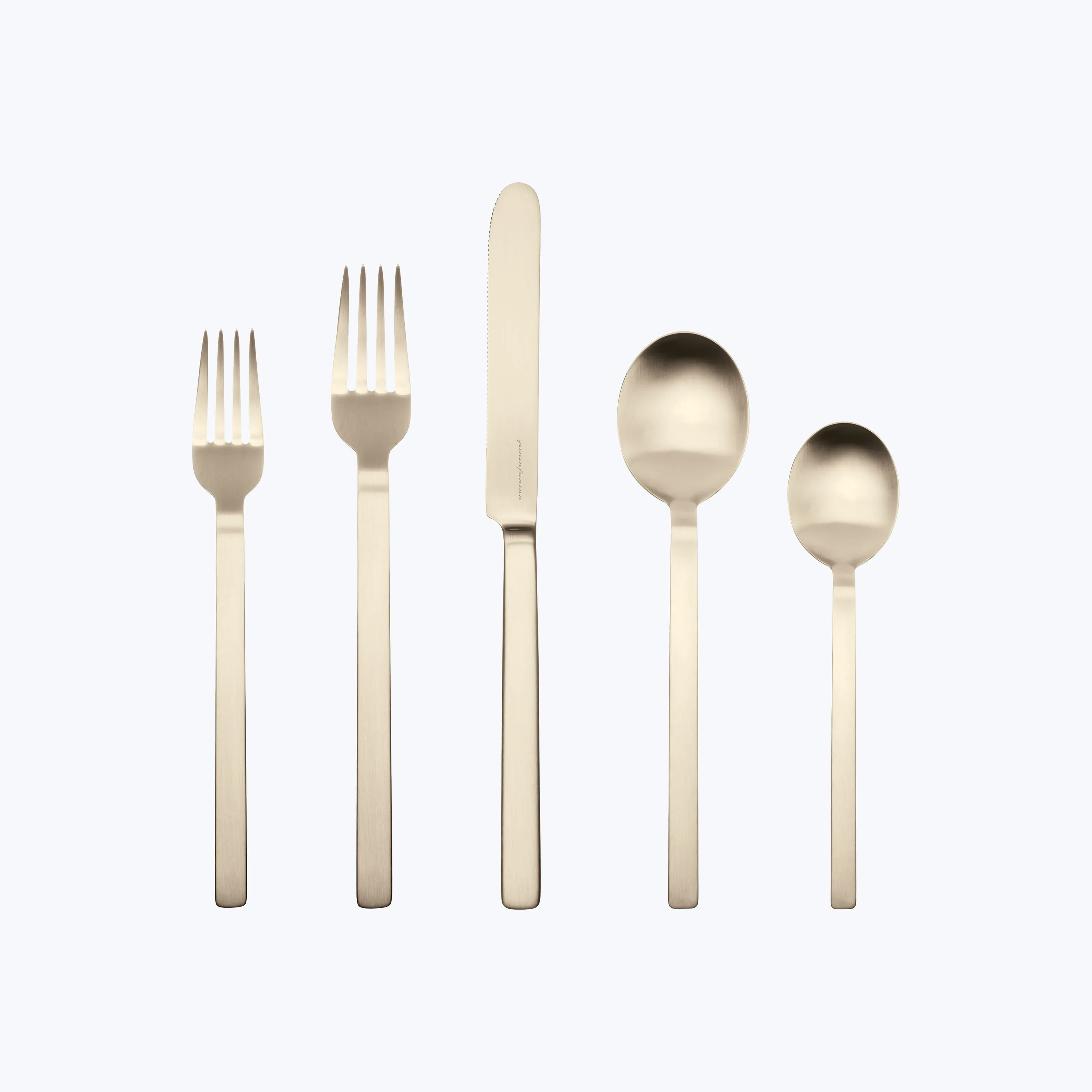 Stile Flatware, Ice Finish