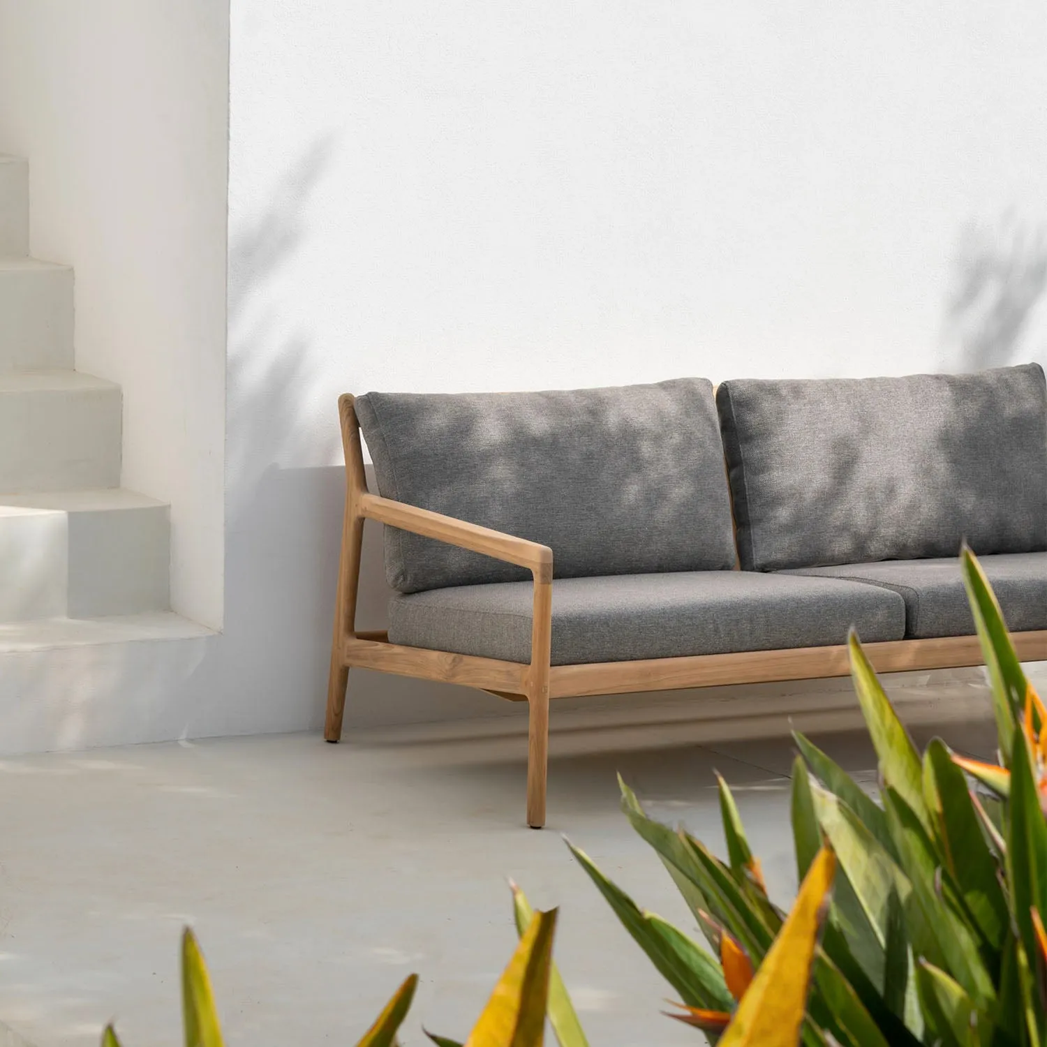 Teak Jack Outdoor 2-Seater Sofa