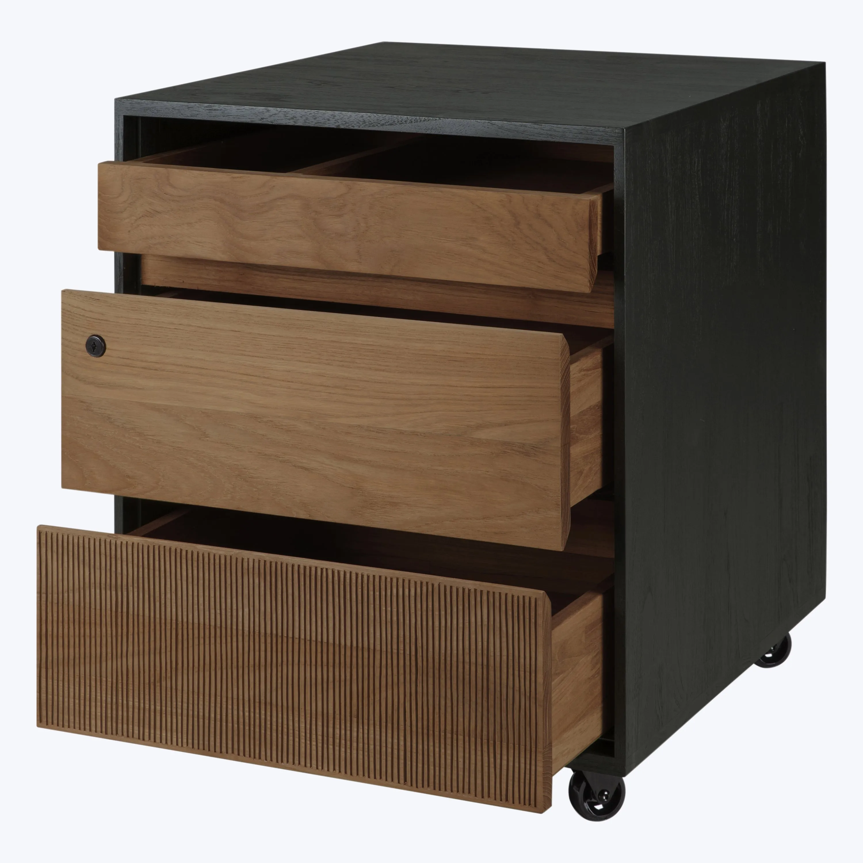 Teak Oscar 3 Drawer Unit