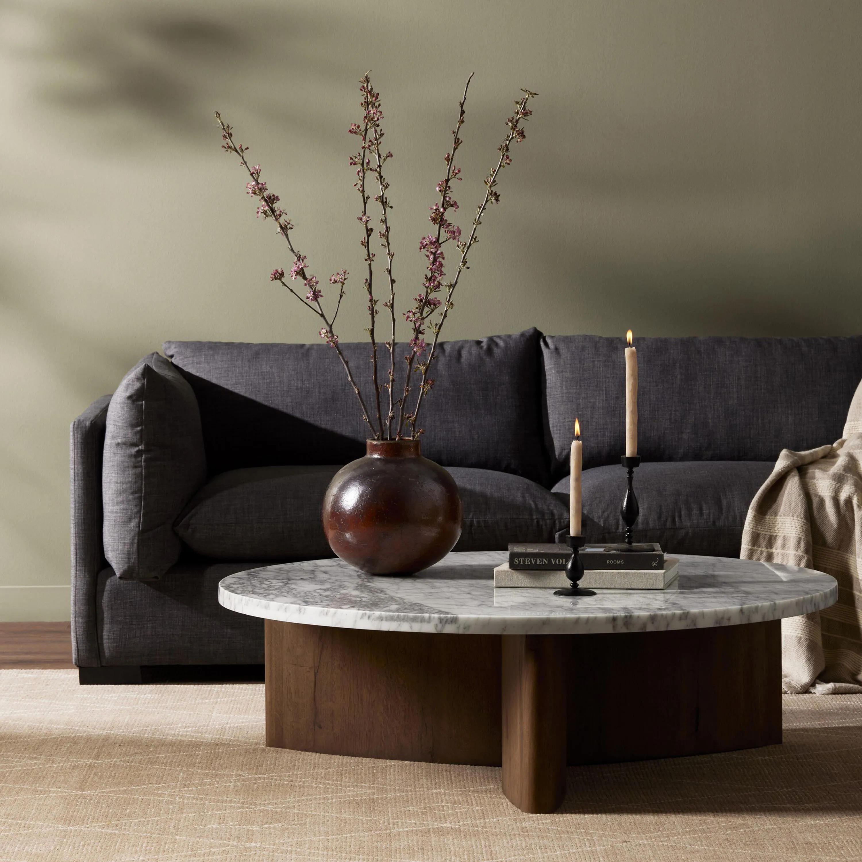 Toli Italian Marble Coffee Table