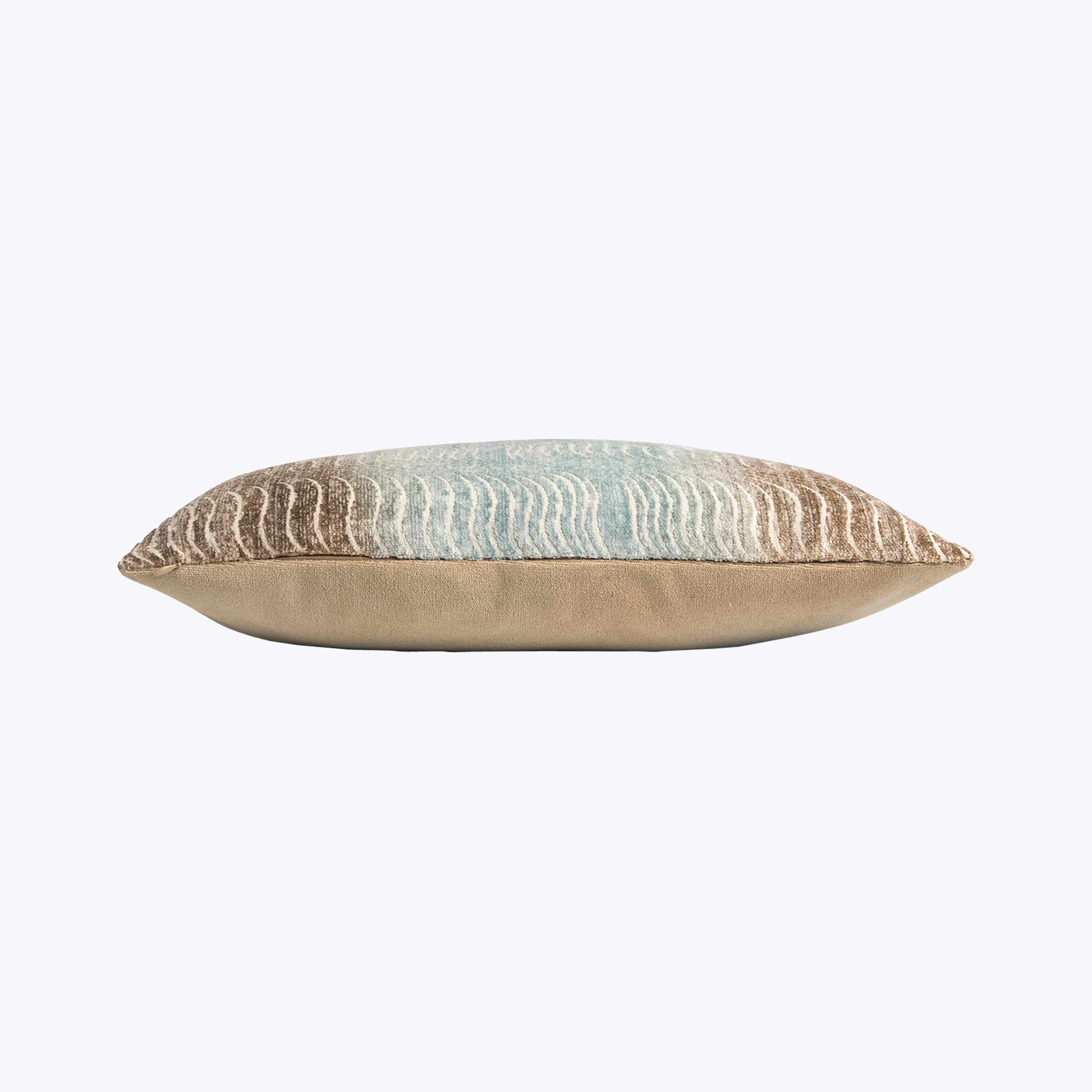 Torsion Woven Jacquard Lumbar Pillow Agave
