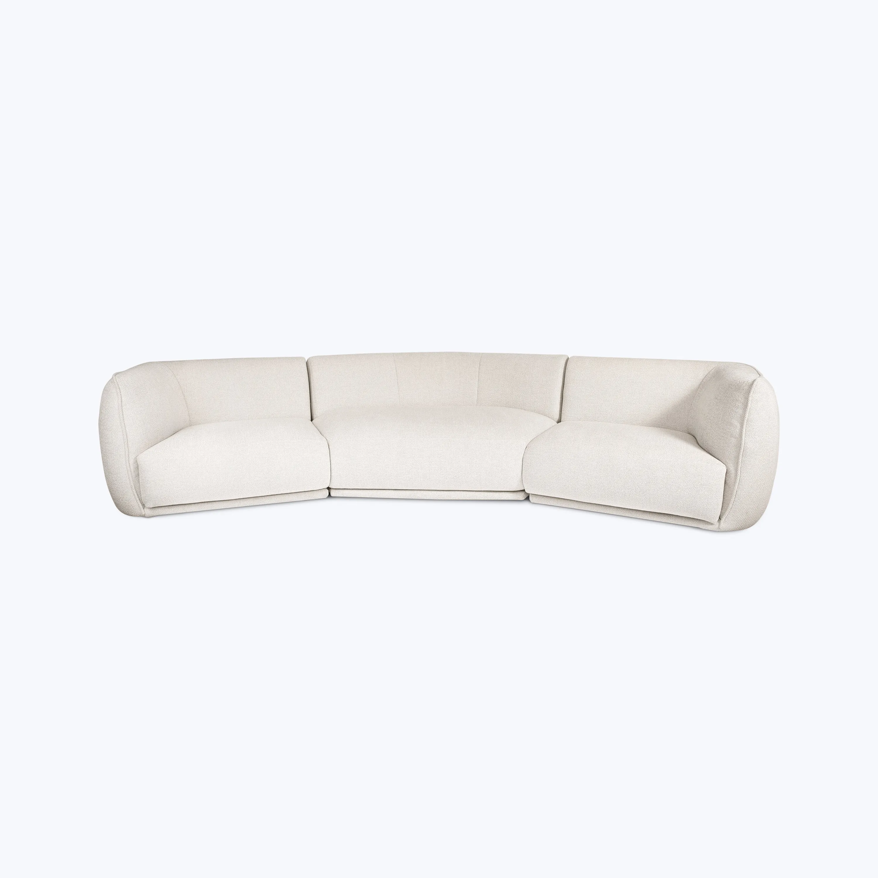 Vela Piping 3 Piece Sofa